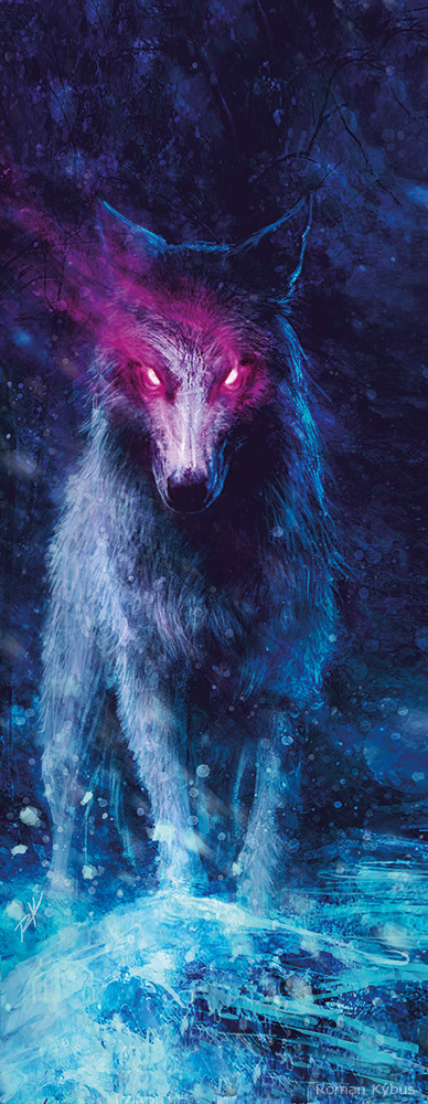 L. Kučerová, Z. Holub - Duchové jezer / painting on book cover