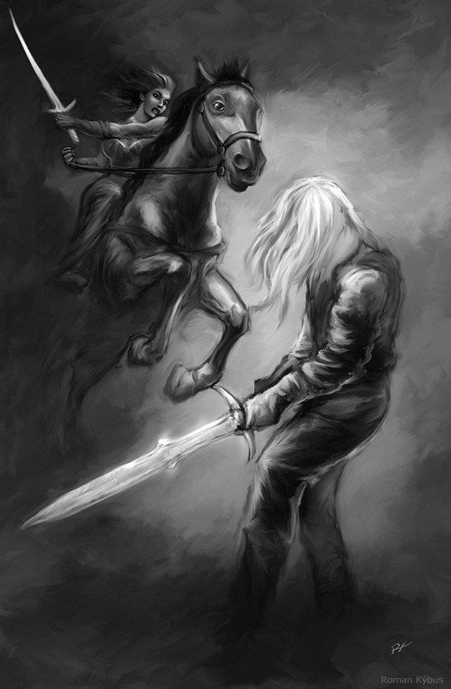 V. Šlechta, M. D. Antonín, Z. Holub, L. Lukačovičová, J. Šlechta.J. Galeta - Město přízraků / book illustration