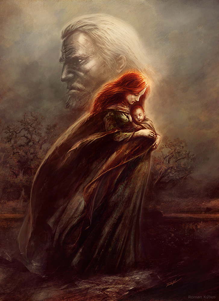 P. Neomillnerová - Zjizvení / painting on book cover