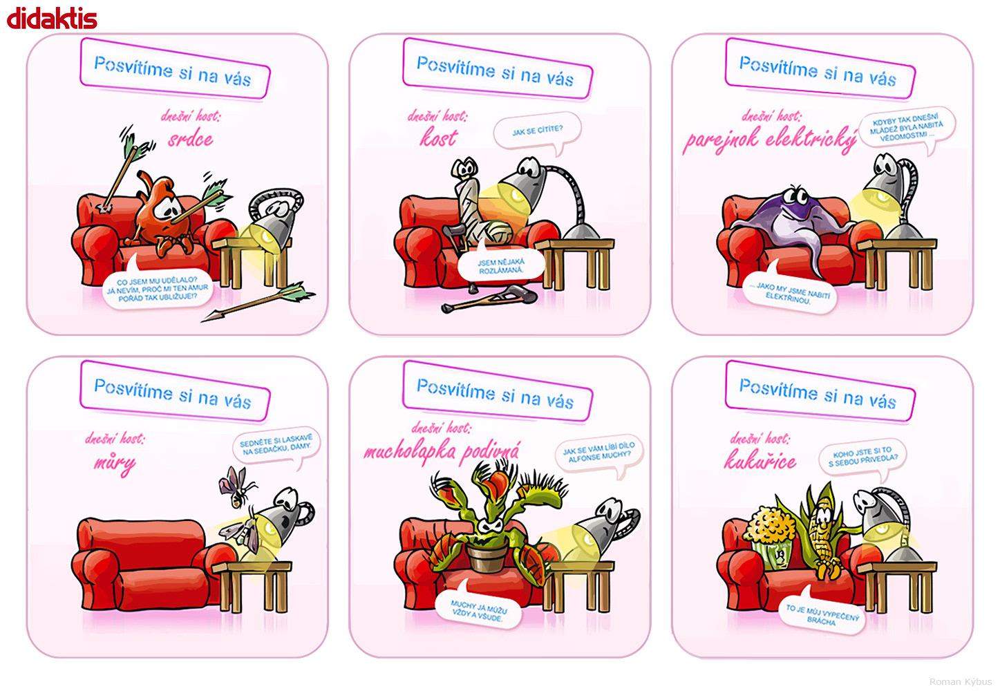 Didaktis - učebnice Člověk a jeho svět - 5. ročník ZŠ / textbook illustrations