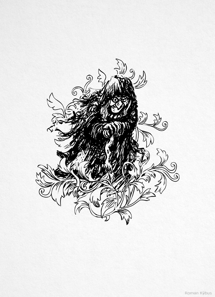 P. S. Beagle - The Last Unicorn / book illustration