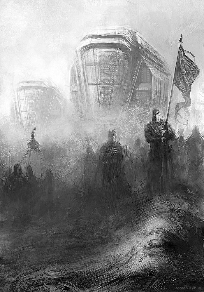 A. Tchaikovsky - Shadows of the Apt - Dragonfly Falling / book illustration