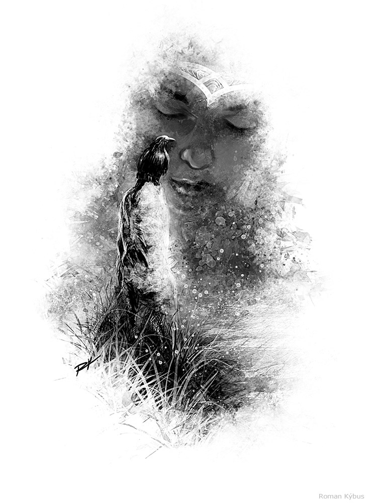 L. Kučerová, Z. K. Holub - Wilth Ahwa / book illustration