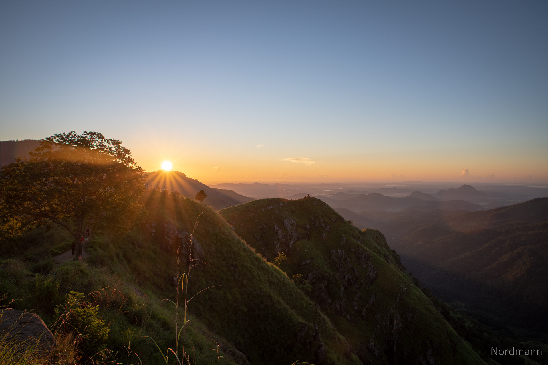 Sunrise at Little Adam's Peak