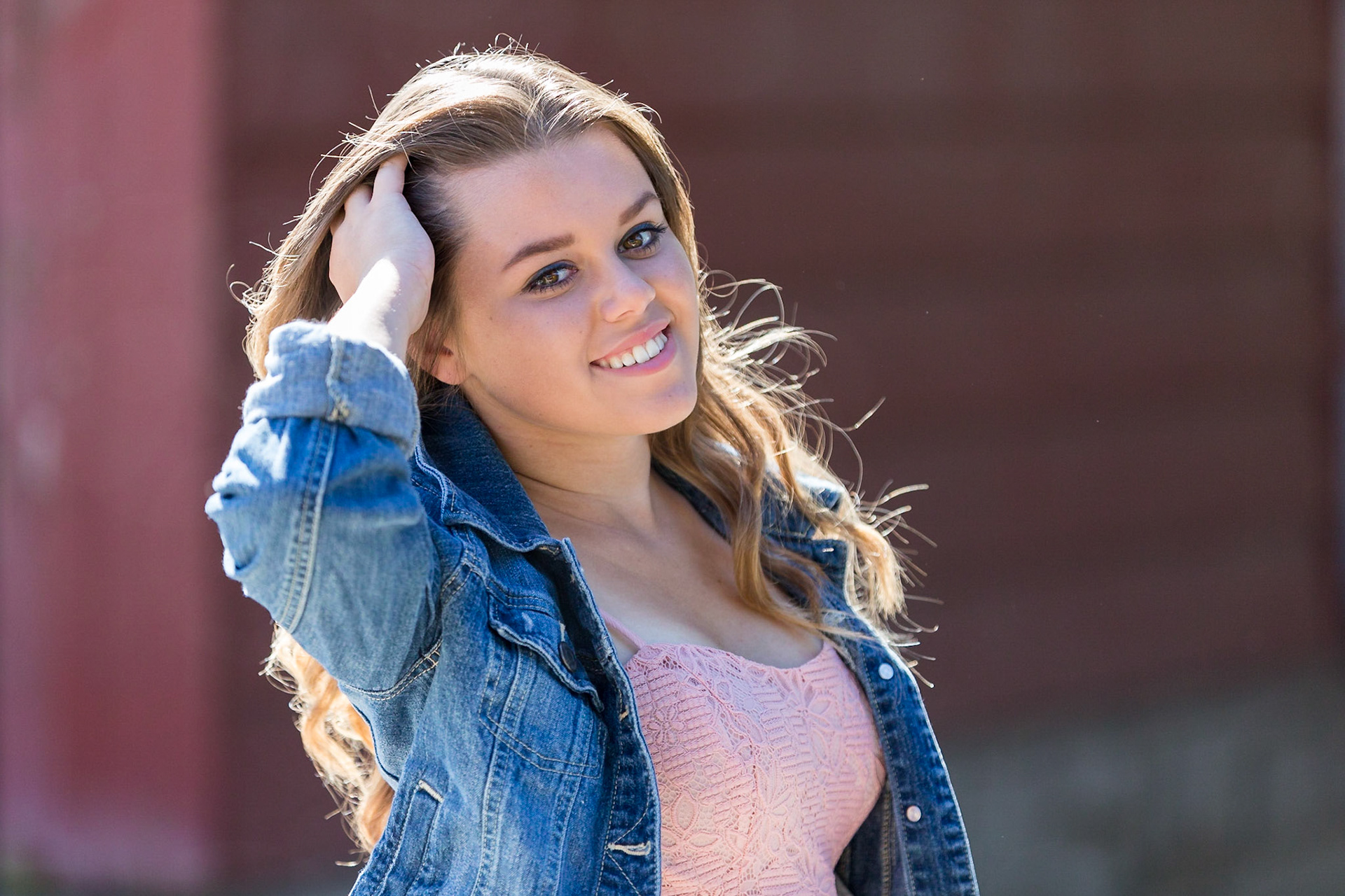 Photograph of a high school senior in Clovis, CA