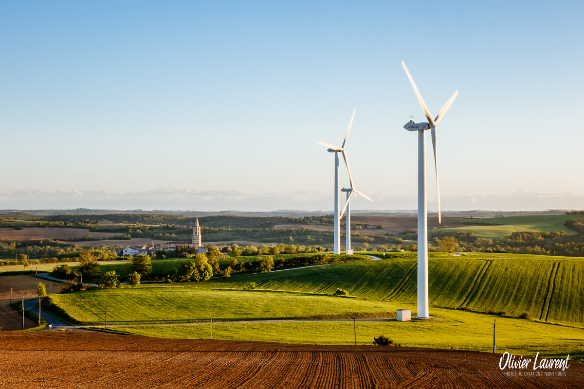Les éoliennes d'Avignonet - Lauragais