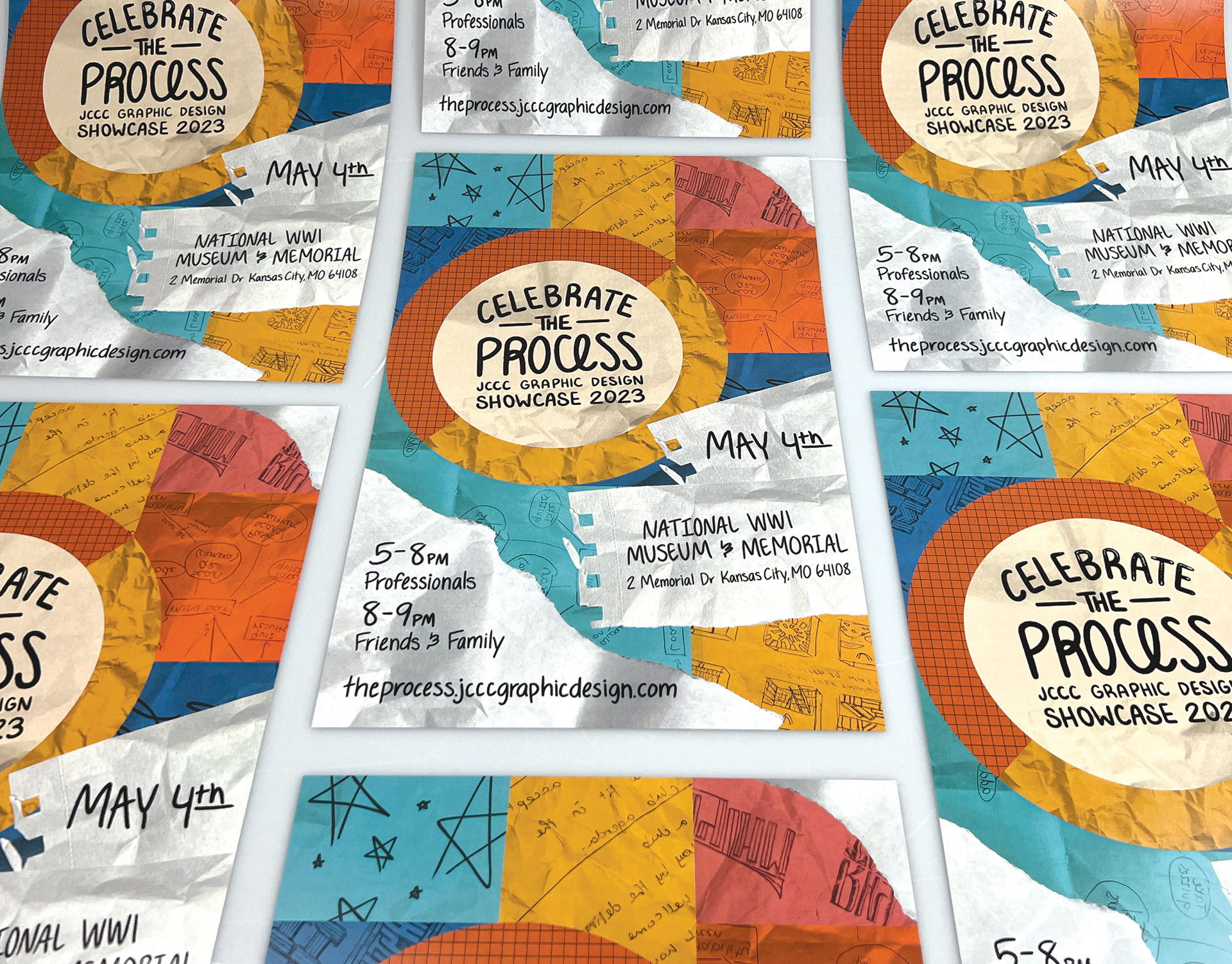 Posters made for the showcase