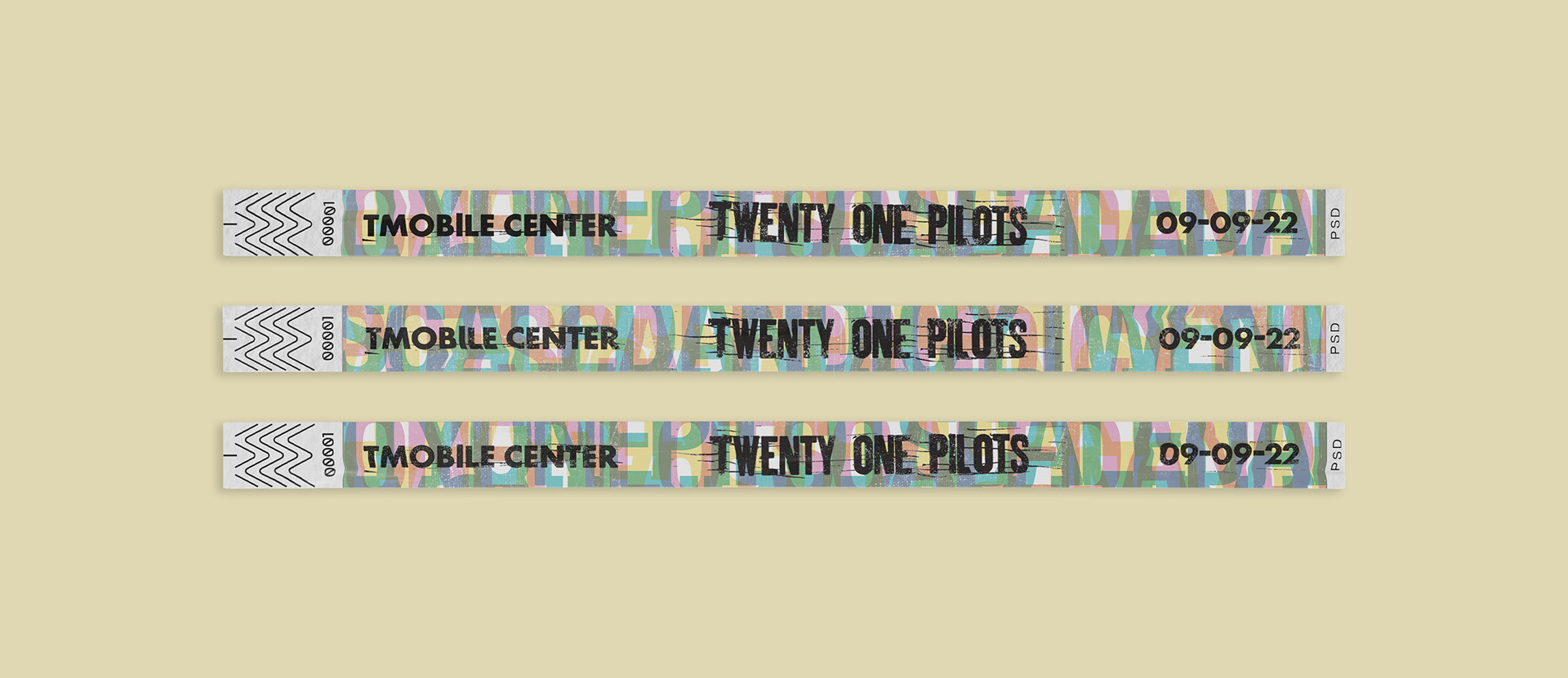 Concert wristband