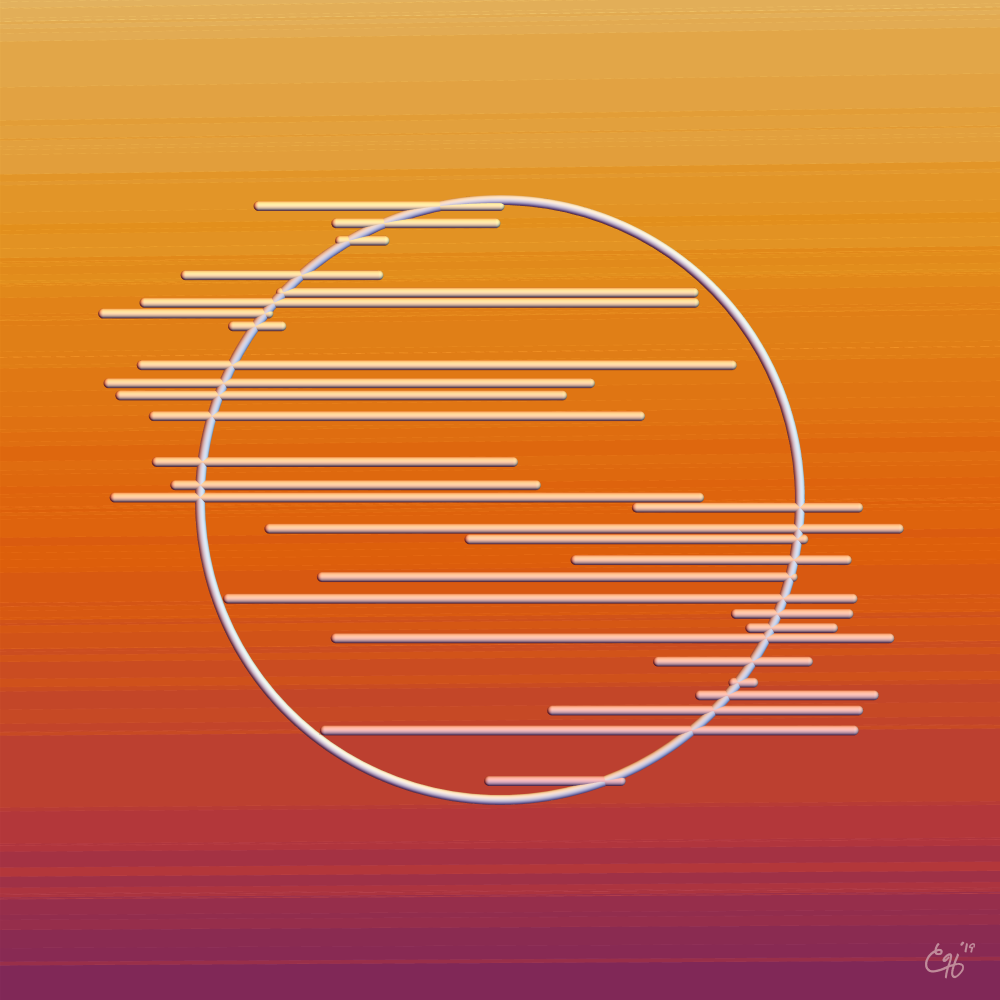 Generative Sunset (2019)