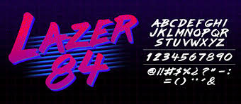 bold retro typography