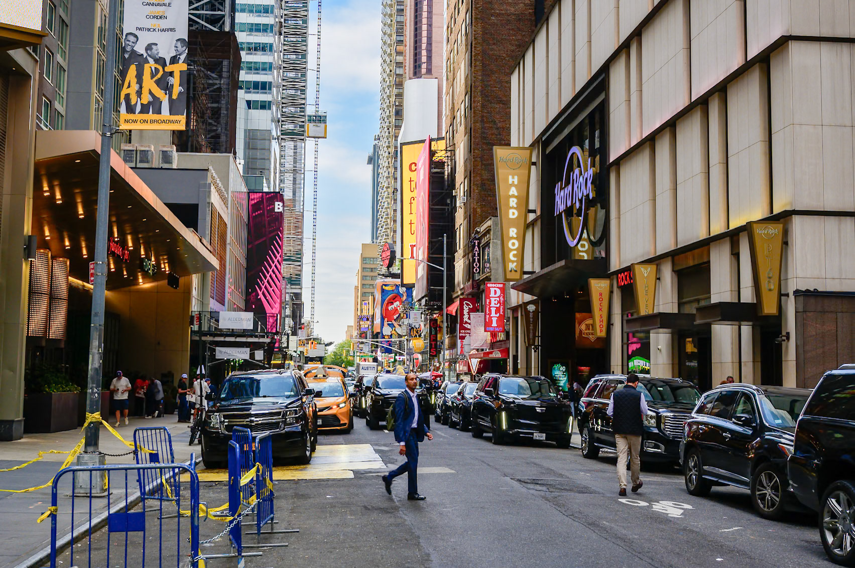 Straßen von New York City Manhattan