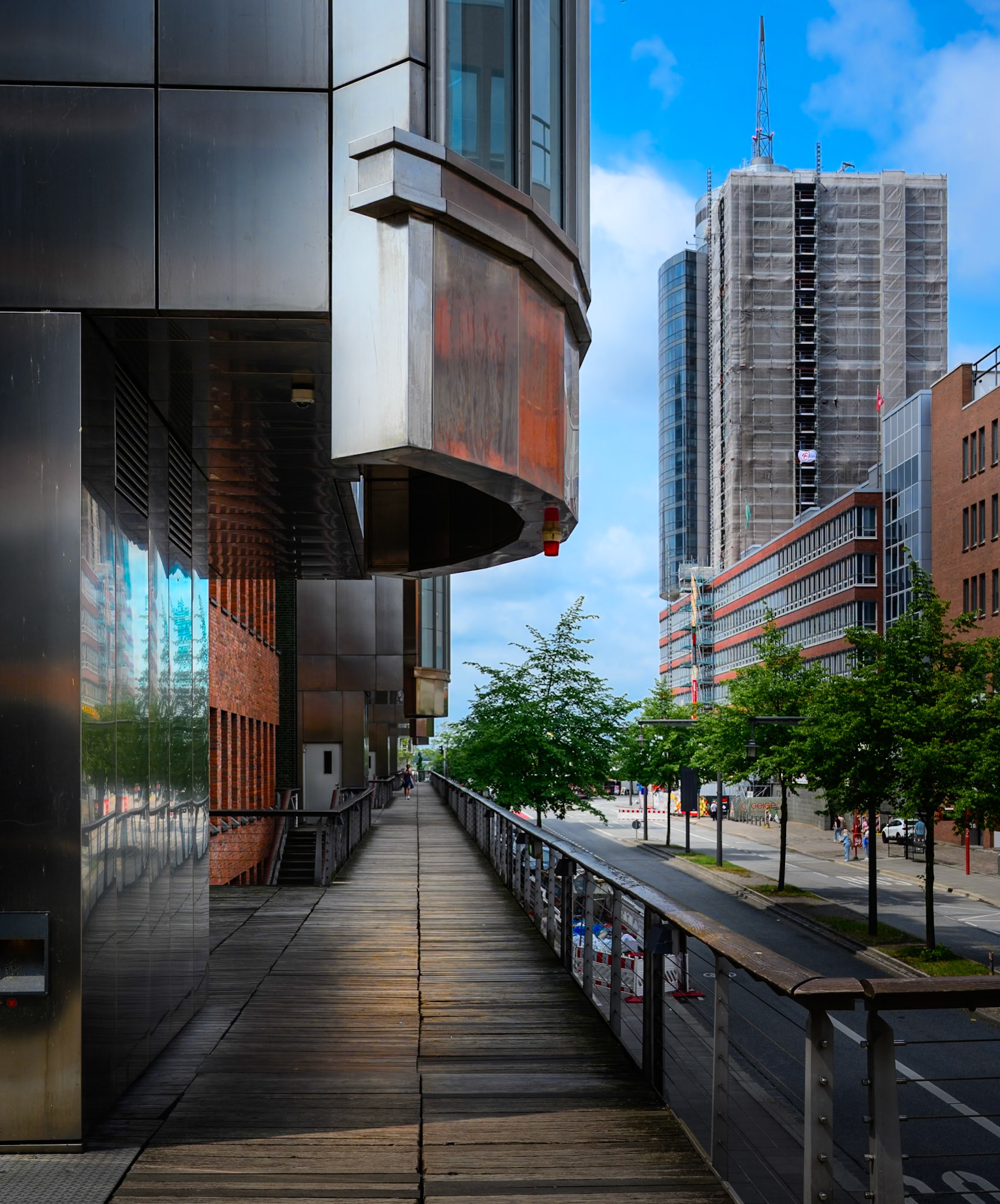 Hamburg in der Nähe der Elfi