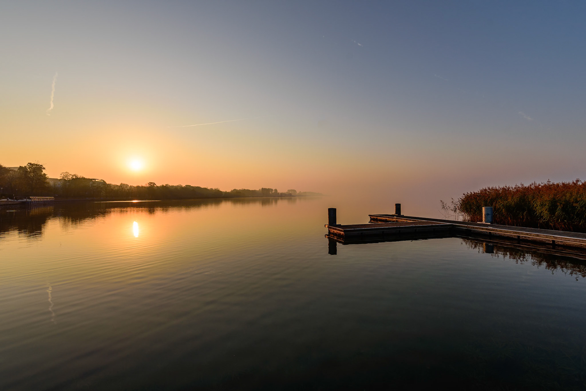 Herbstmorgen am Unteruckersee