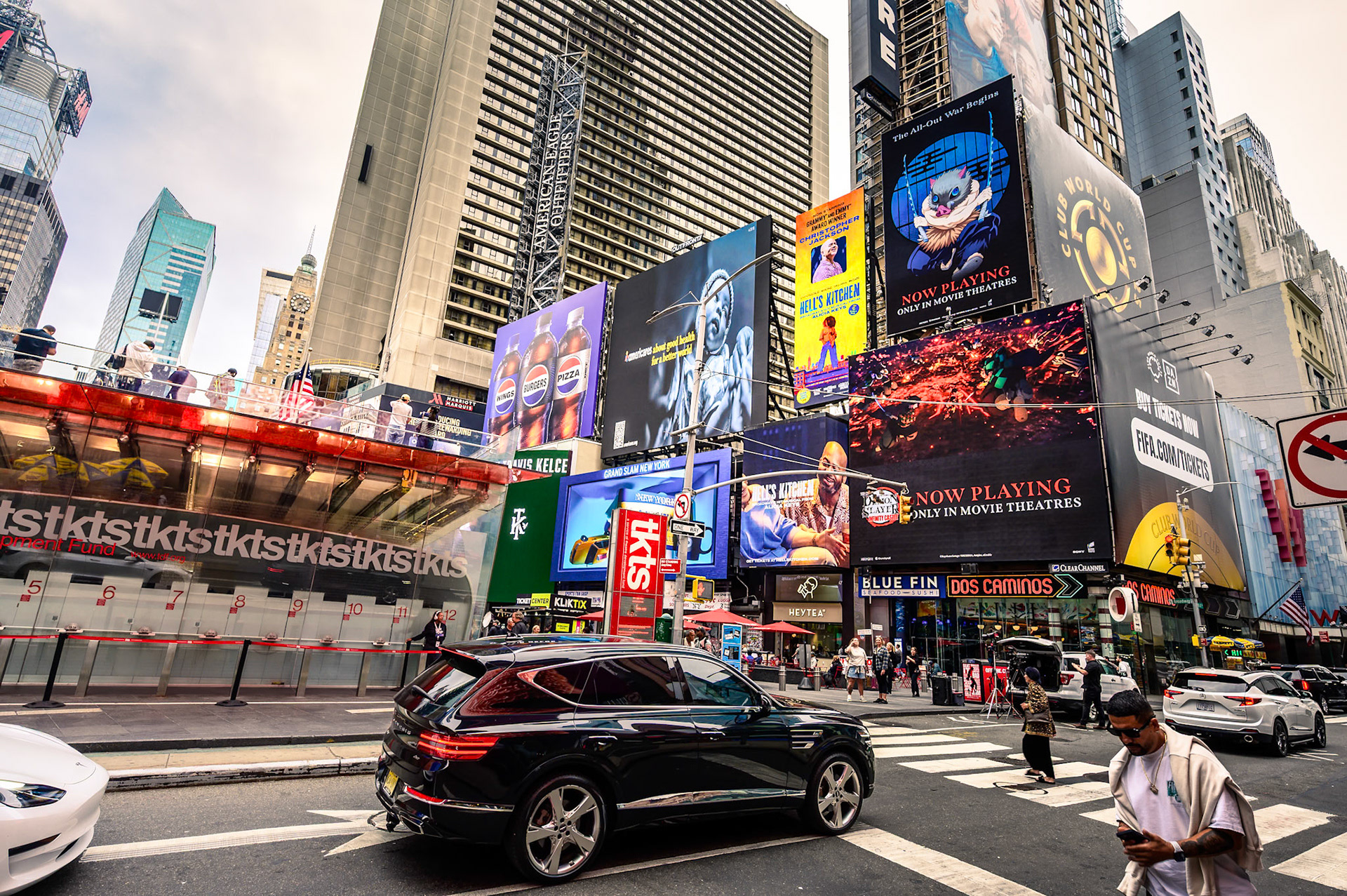 Straßen von New York City Manhattan