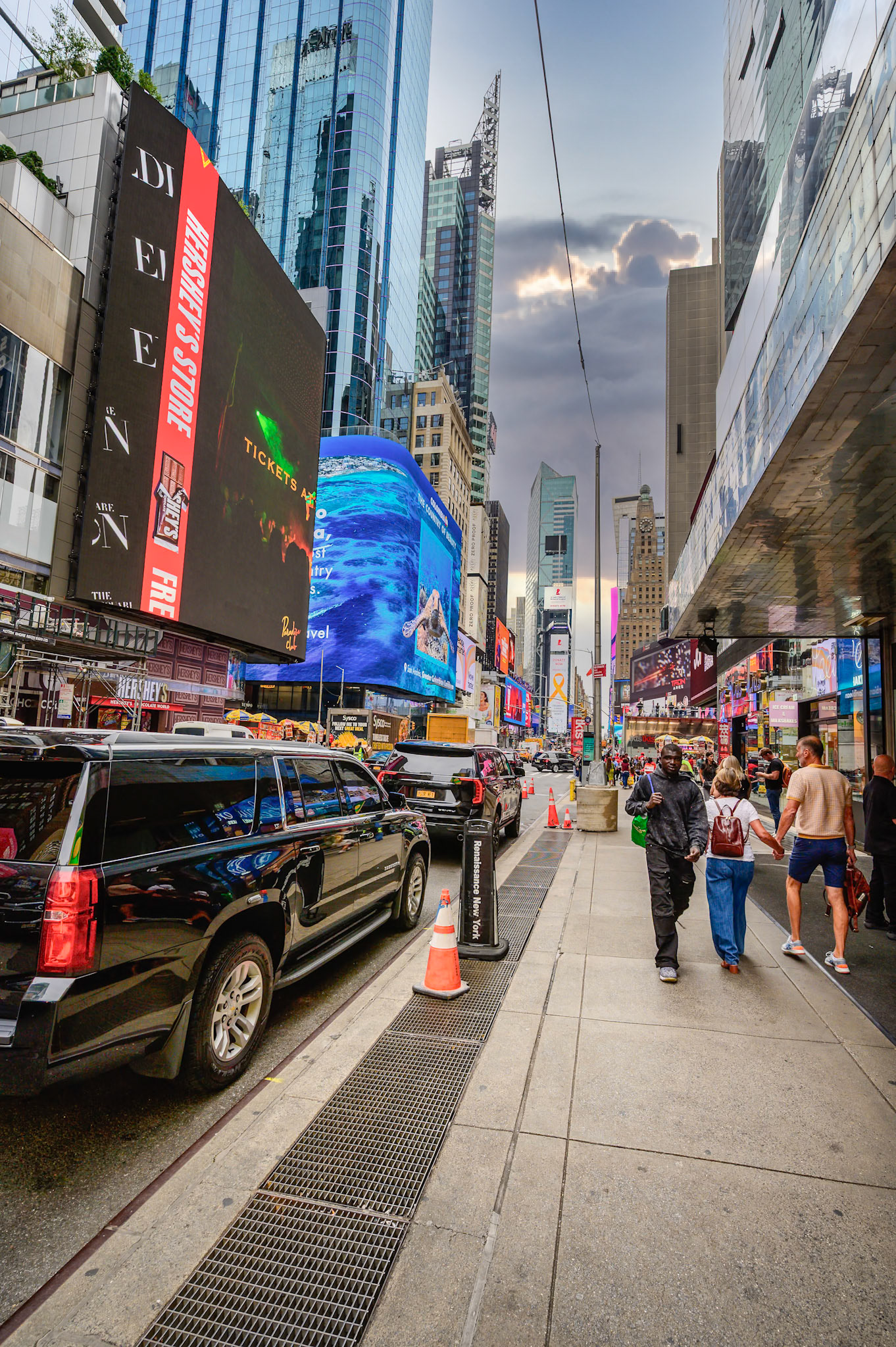 Straßen von New York City Manhattan