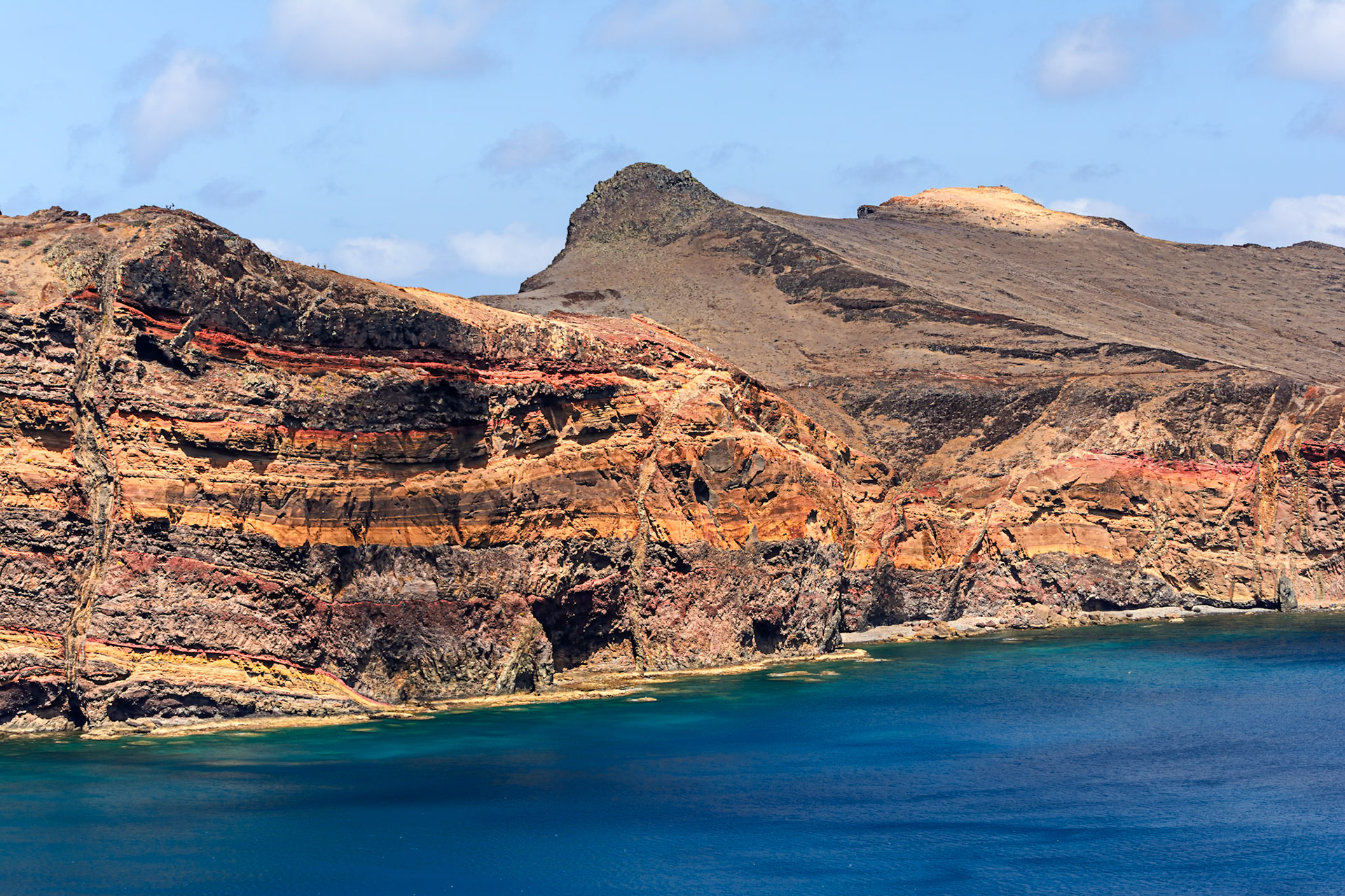 Vulkanische Schichten