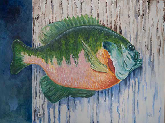 40"x30", Fish Out of Water, Available