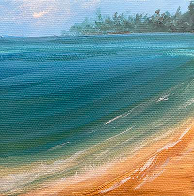 4"X4", Afternoon at the Lake, Available
