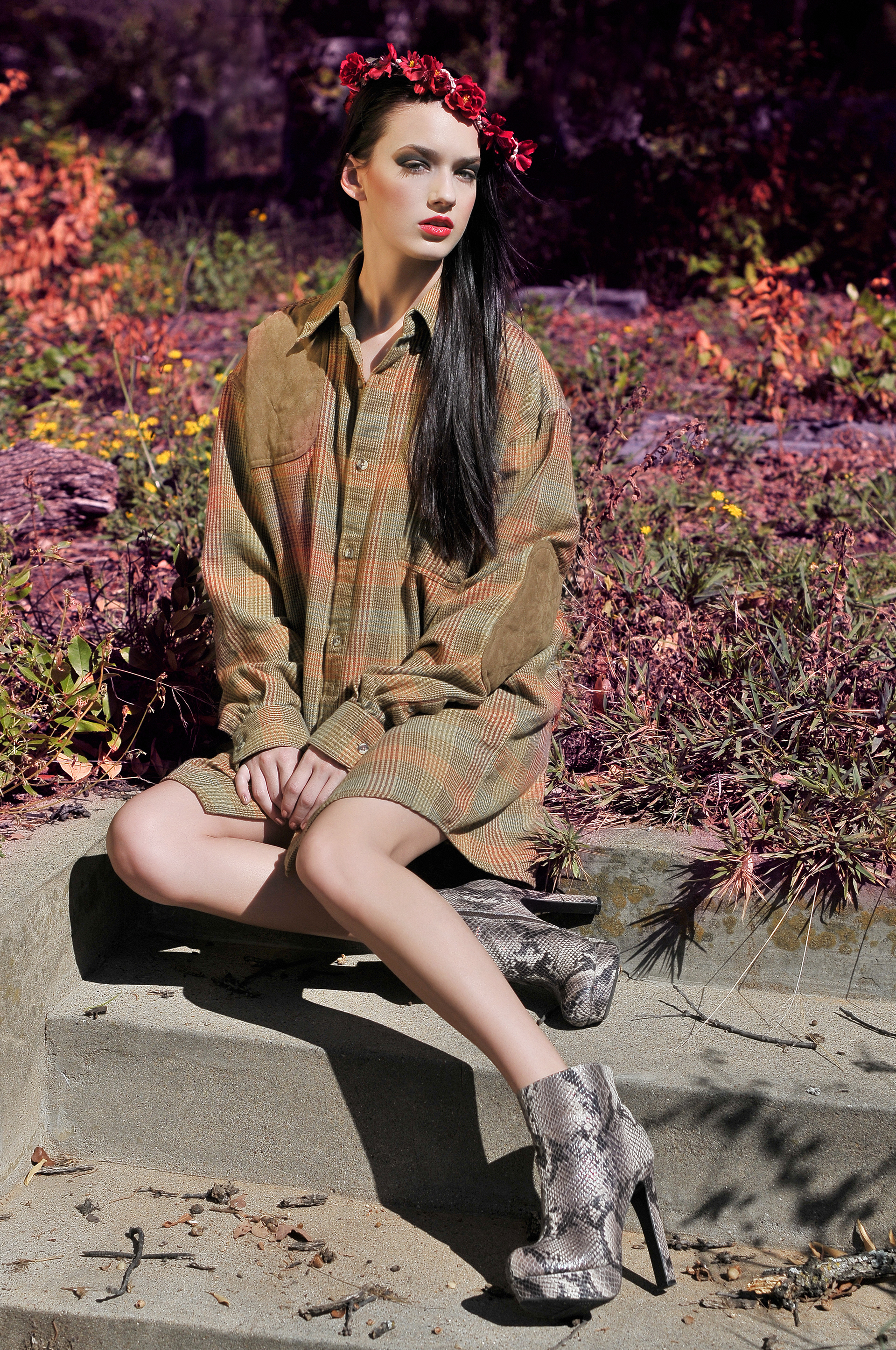 make up: Té Johnson/Rockstar Status Makeup Artistry @te.johnson dress/jewelry: Cameron Makia/Artfully Urban, Inc. http://www.artfullyurban.com/ @cameronmakia model: Shelby Feil 