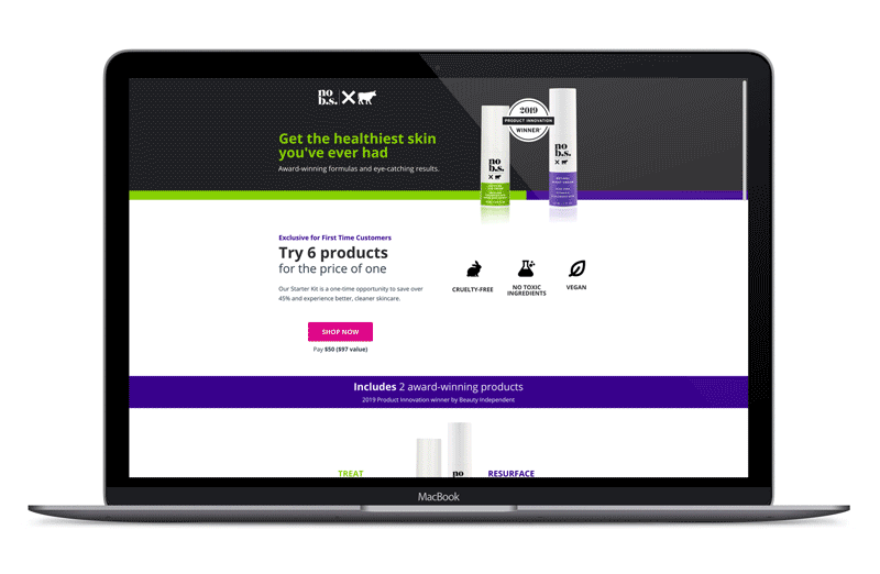 Award Winning Best Seller Discovery Kit Landing Page