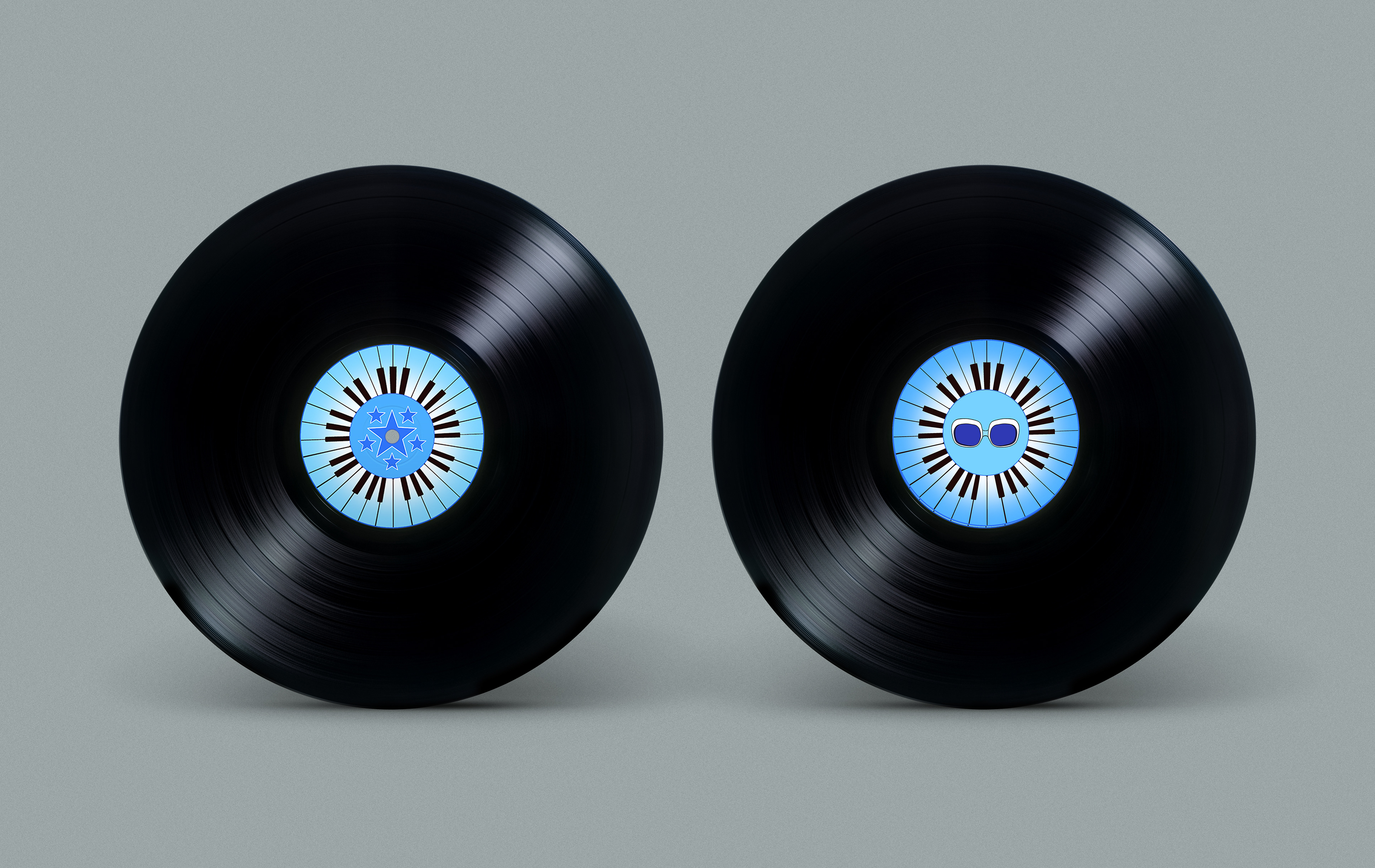 front and back of vinyl