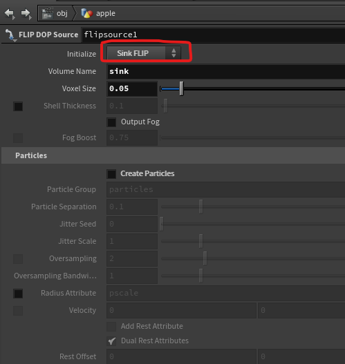 2. RBD Apple's Flip Solver Settings