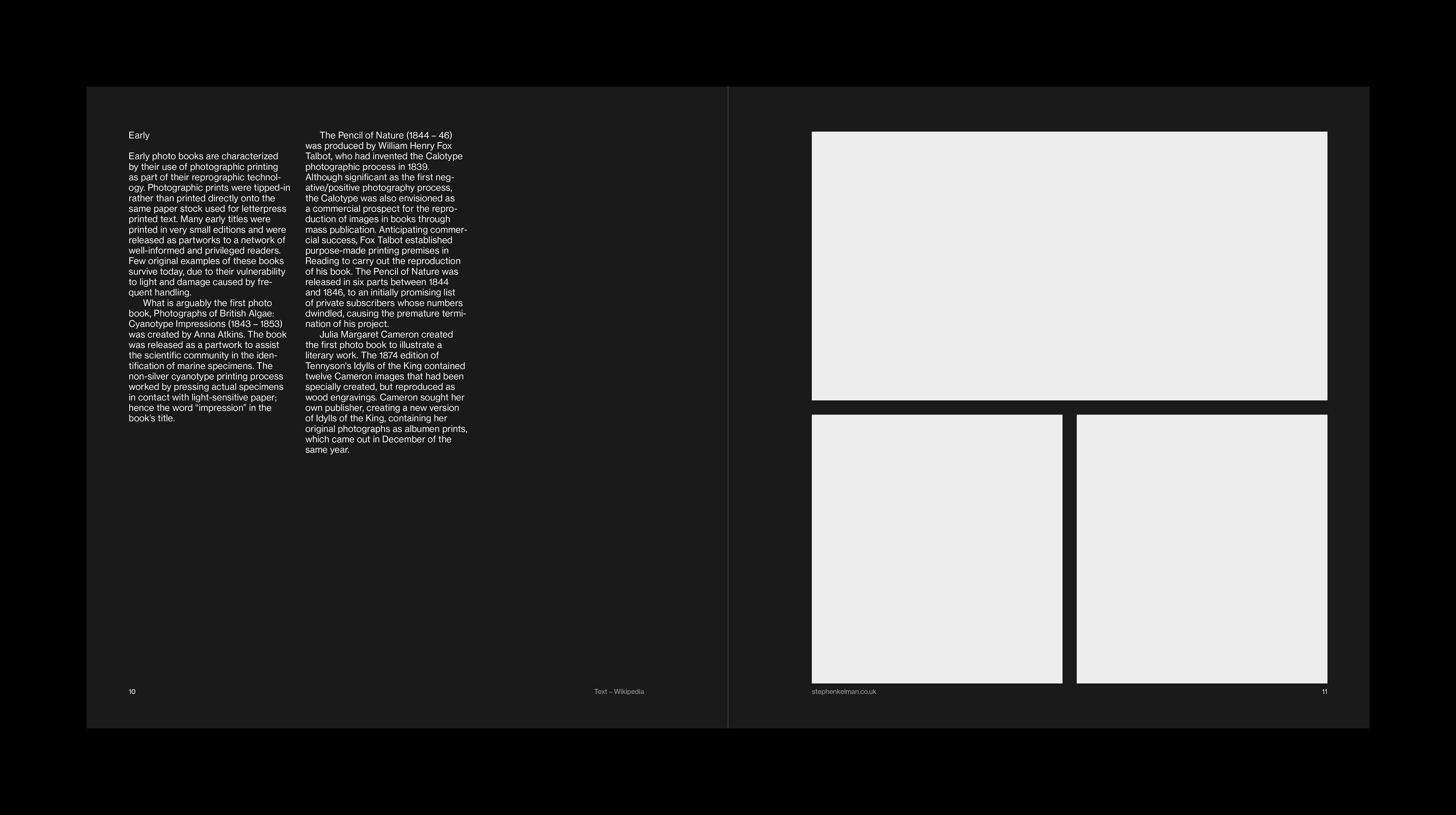 Stephen Kelman - Square Photobook Grid System for InDesign | Sans