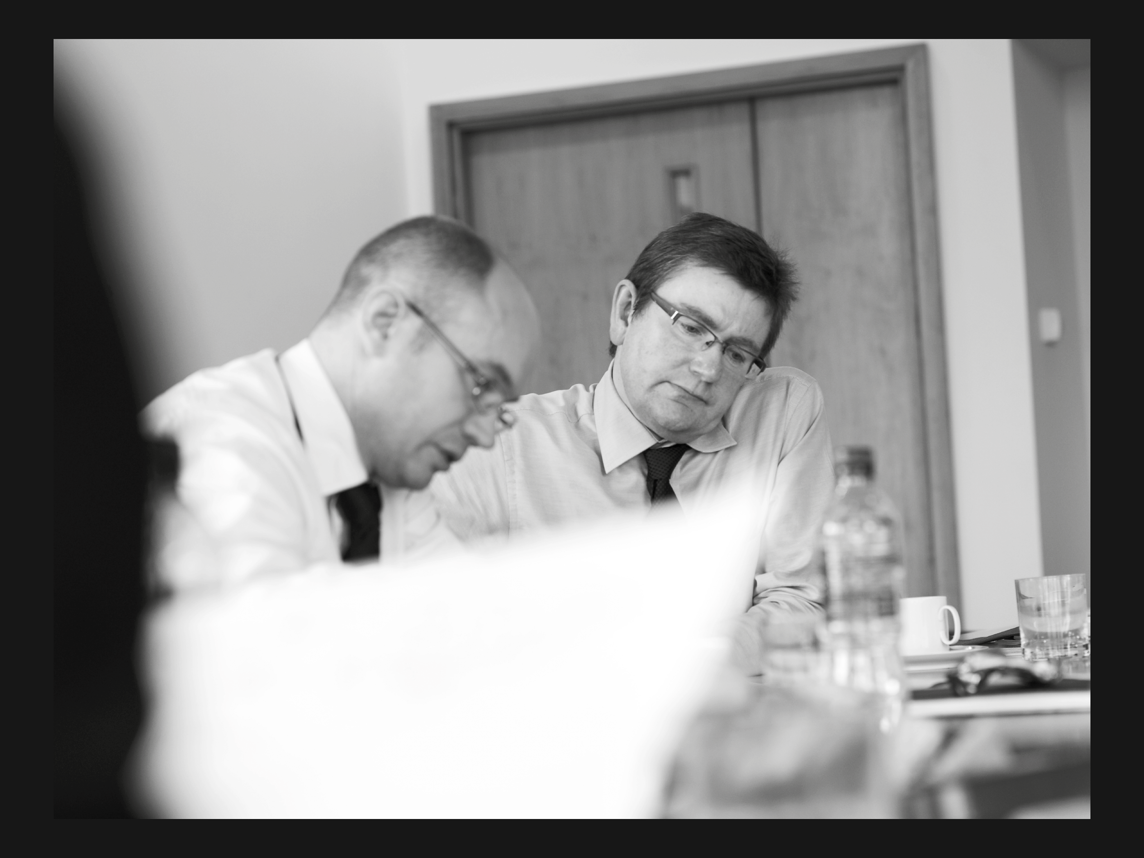 Two solicitors in conversation