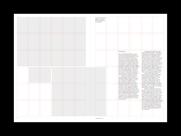 Stephen Kelman - A4 Portrait Architecture Grid System for InDesign