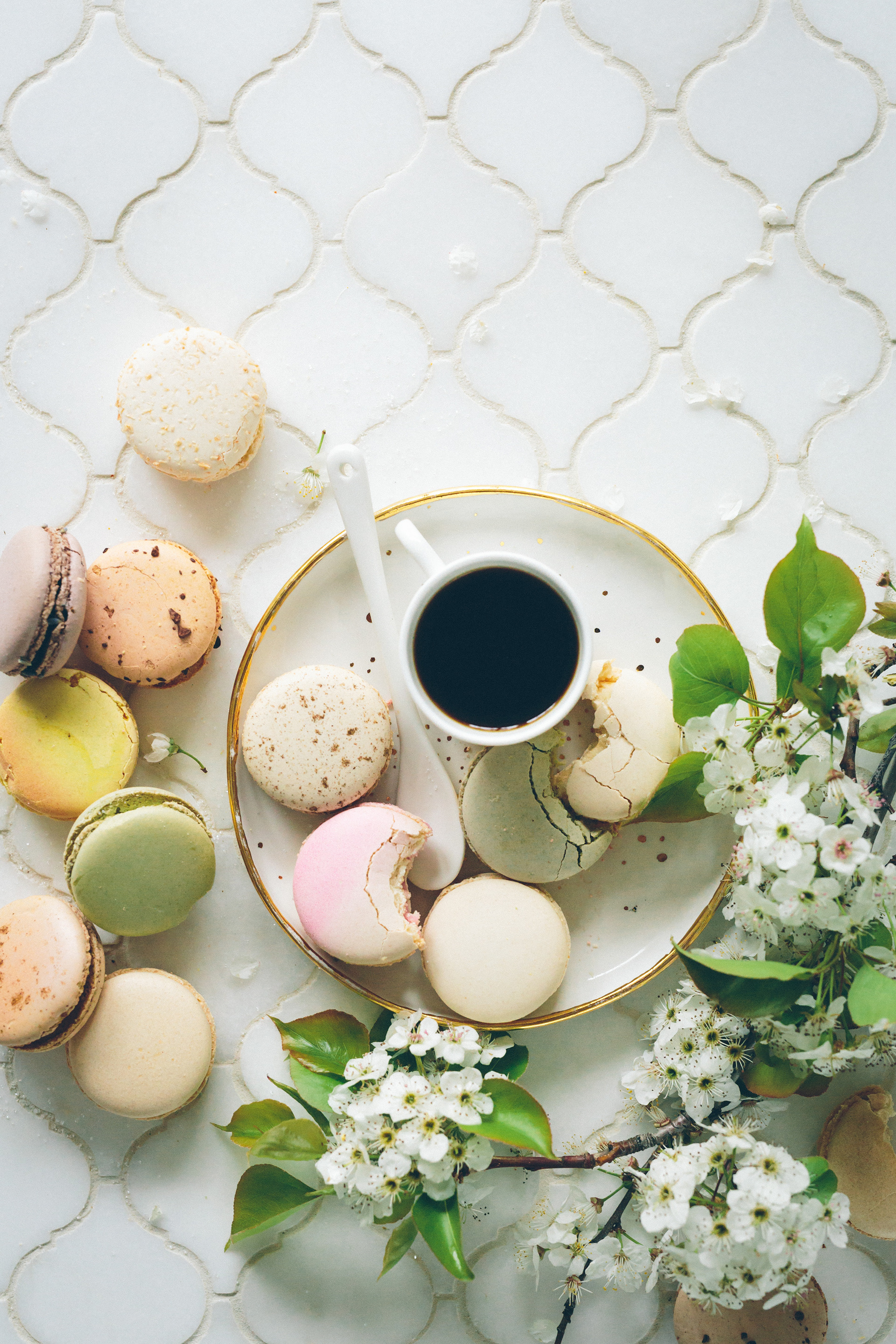 Bougie Macaron & Téa photography