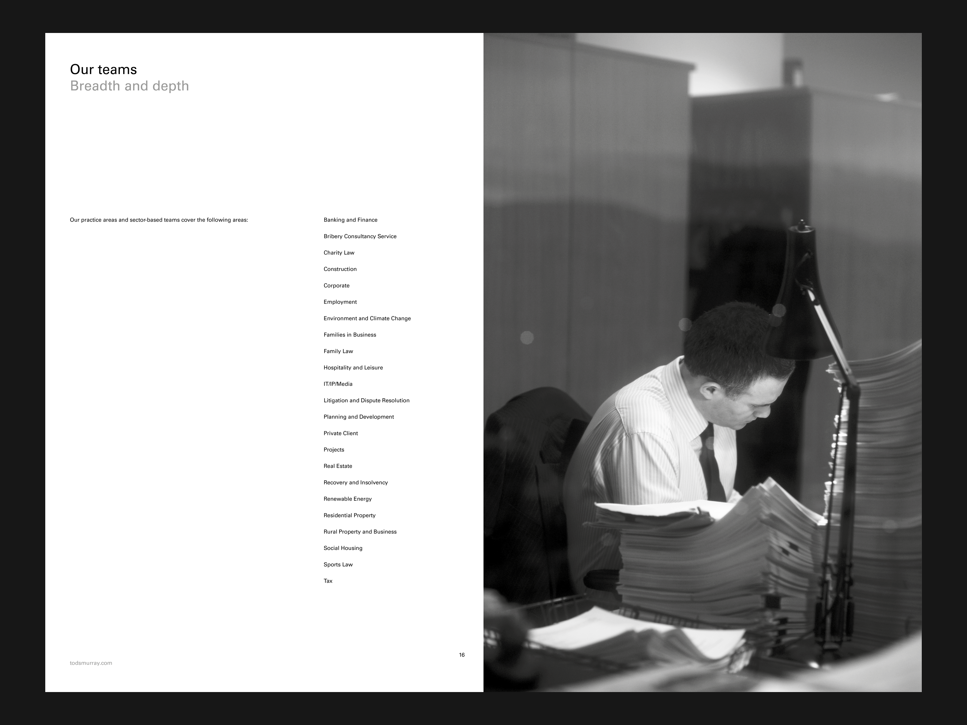 Male lawyer at work
