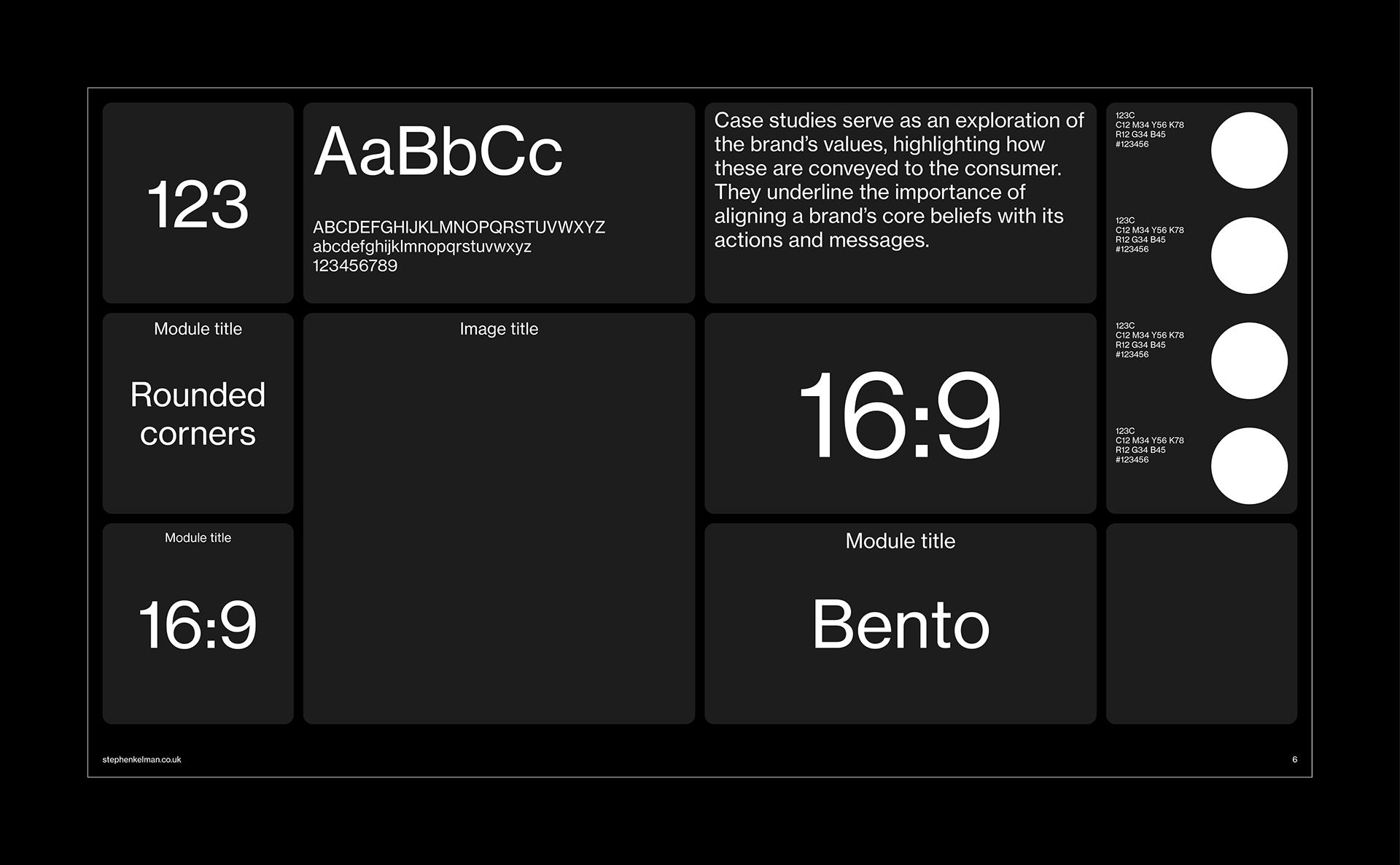 Stephen Kelman - Bento Style Presentation Grid System for InDesign
