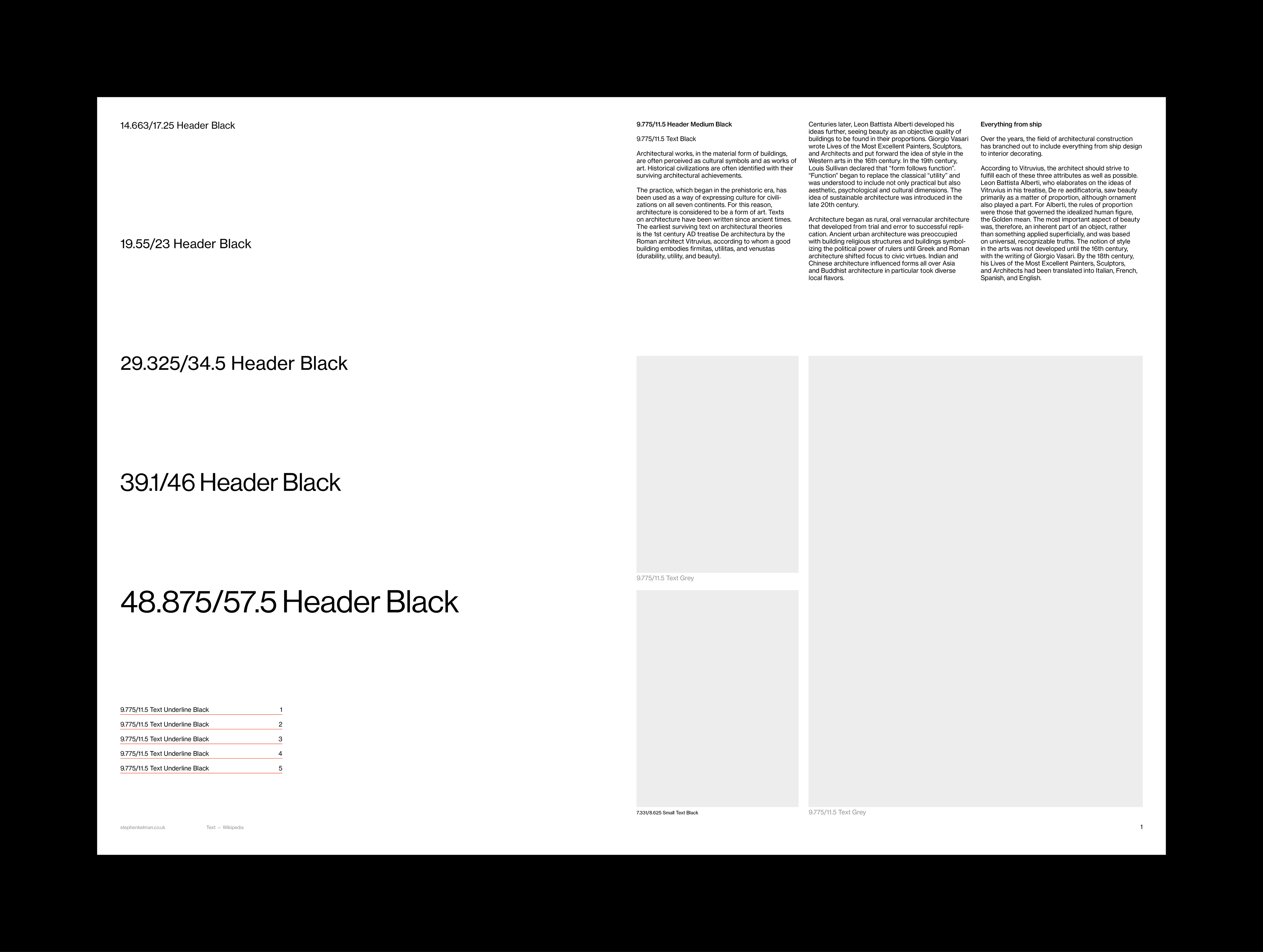 Stephen Kelman - A2 Presentation Grid System for InDesign