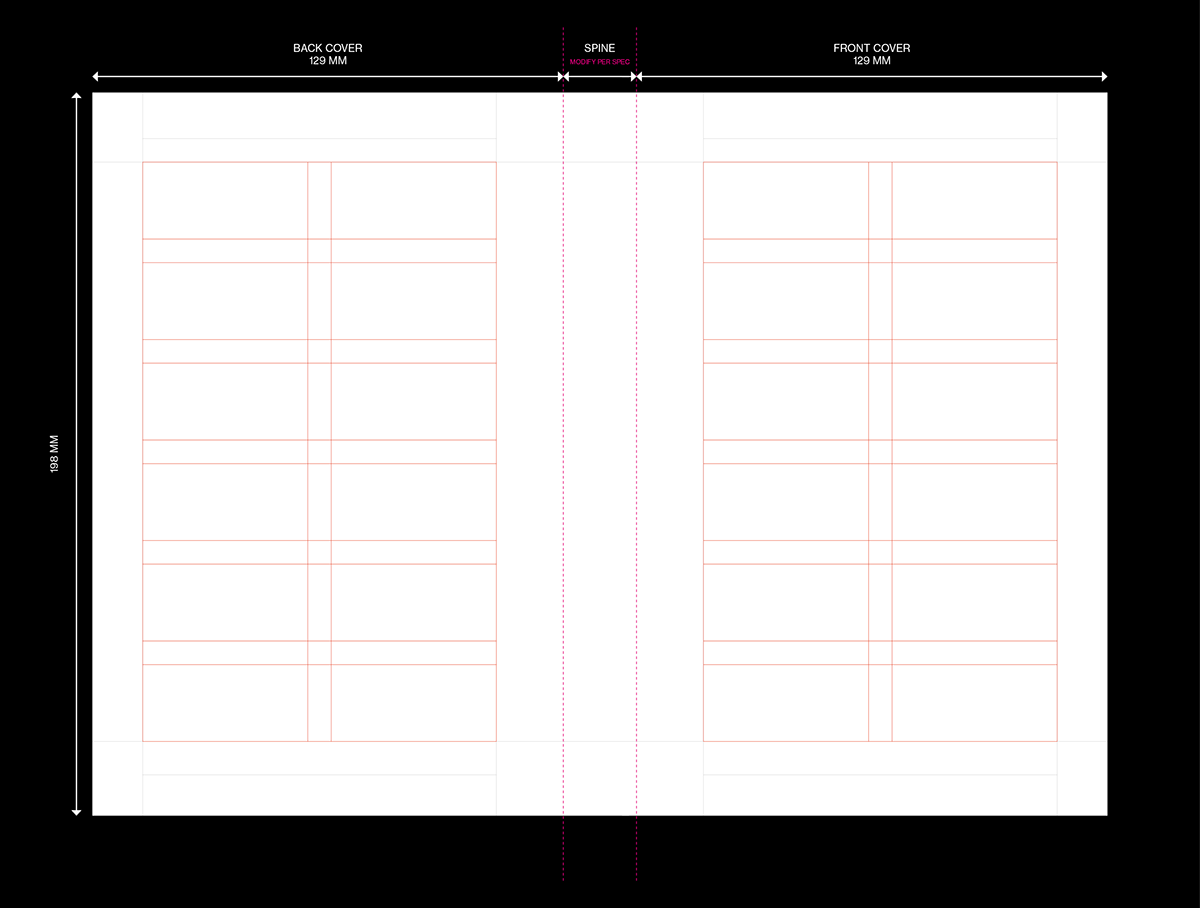 Stephen Kelman - B Format Paperback Book Grid System for InDesign