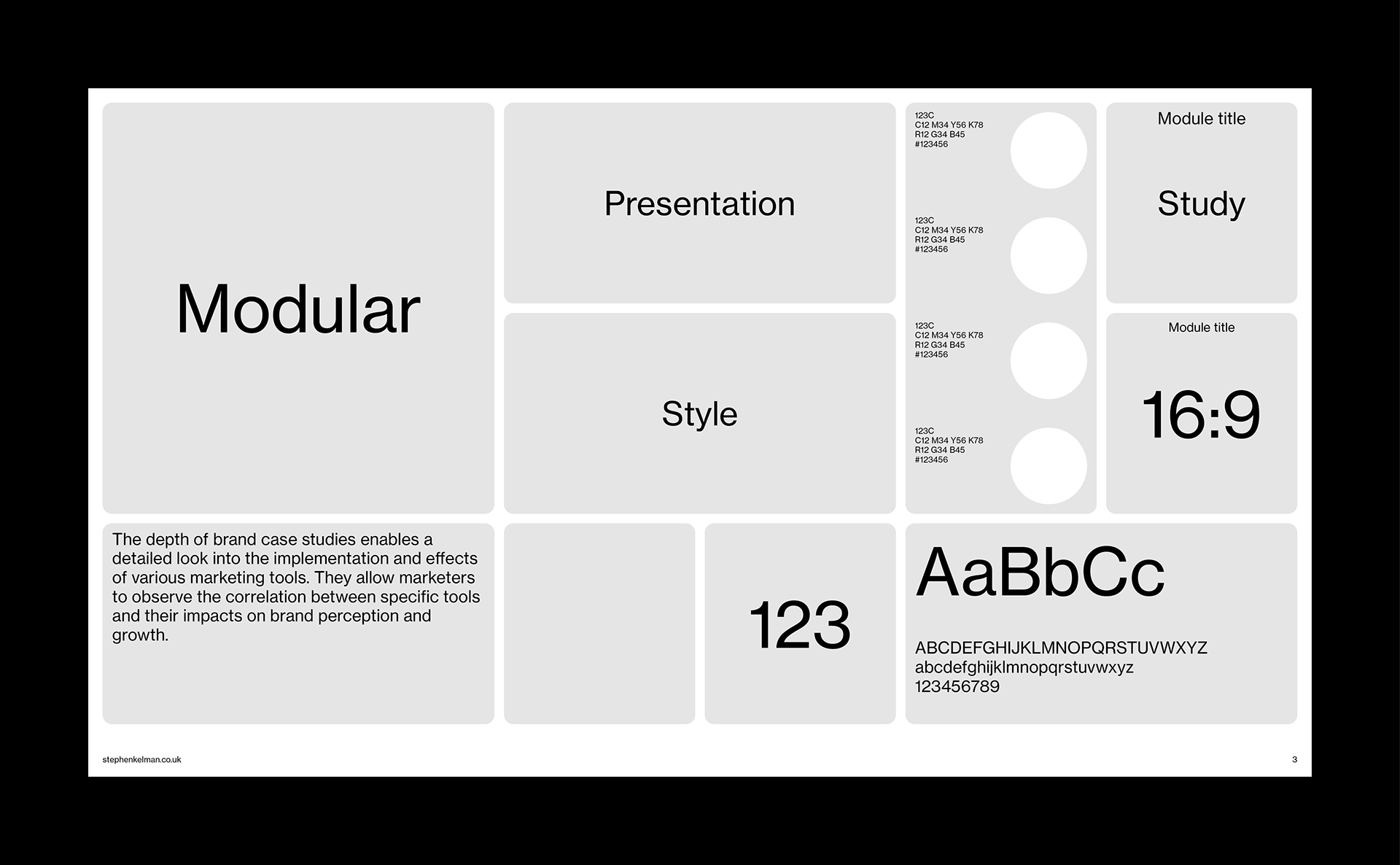 Stephen Kelman - Bento Style Presentation Grid System for InDesign