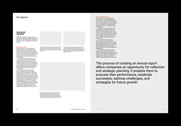 Stephen Kelman - US Letter Annual Report Grid System for InDesign