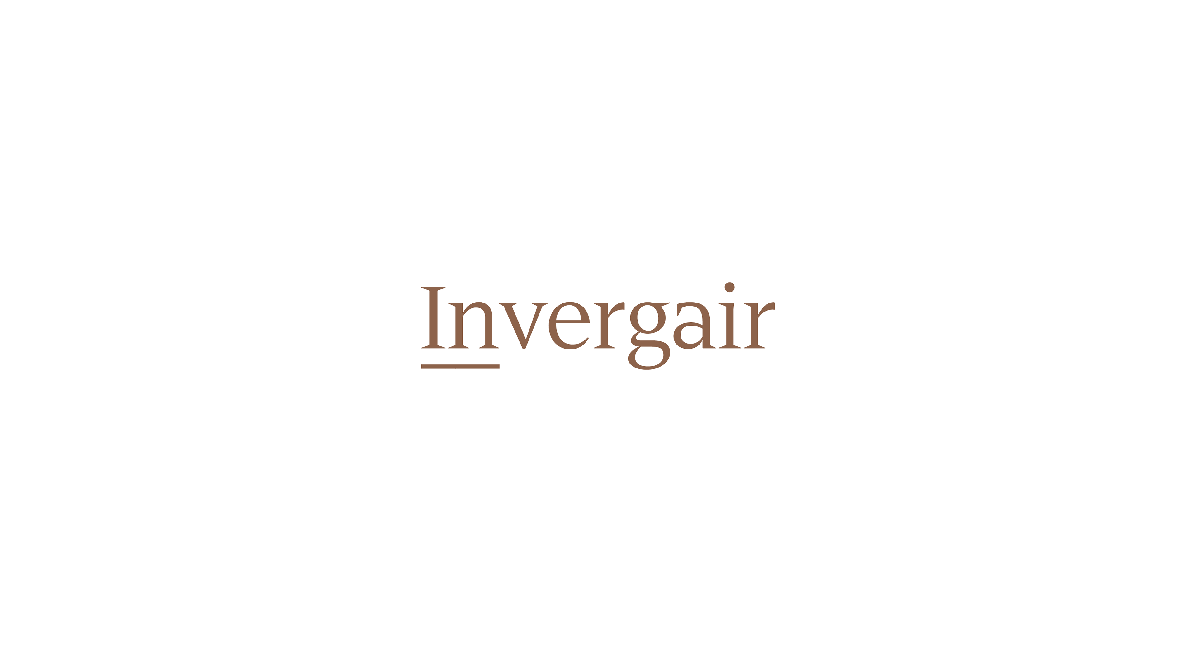 Invergair serif logotype
