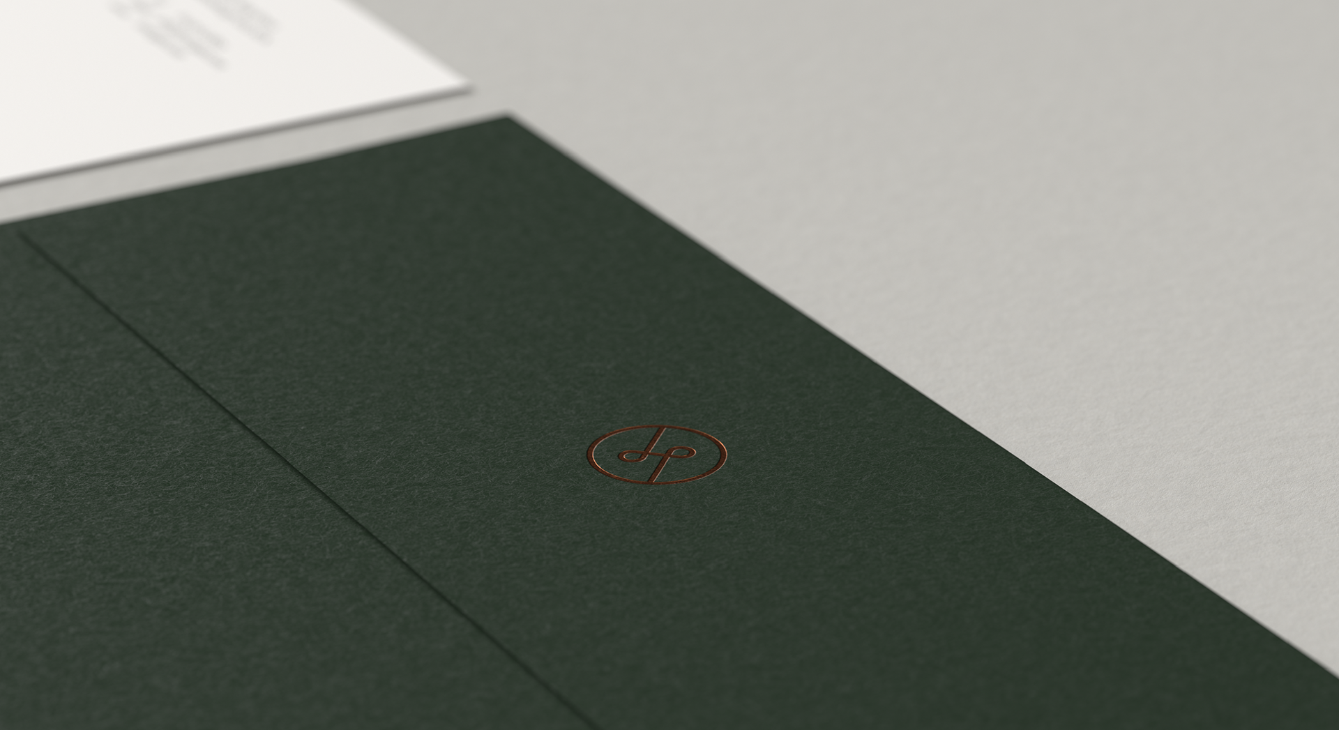 Invergair envelope with copper roundel