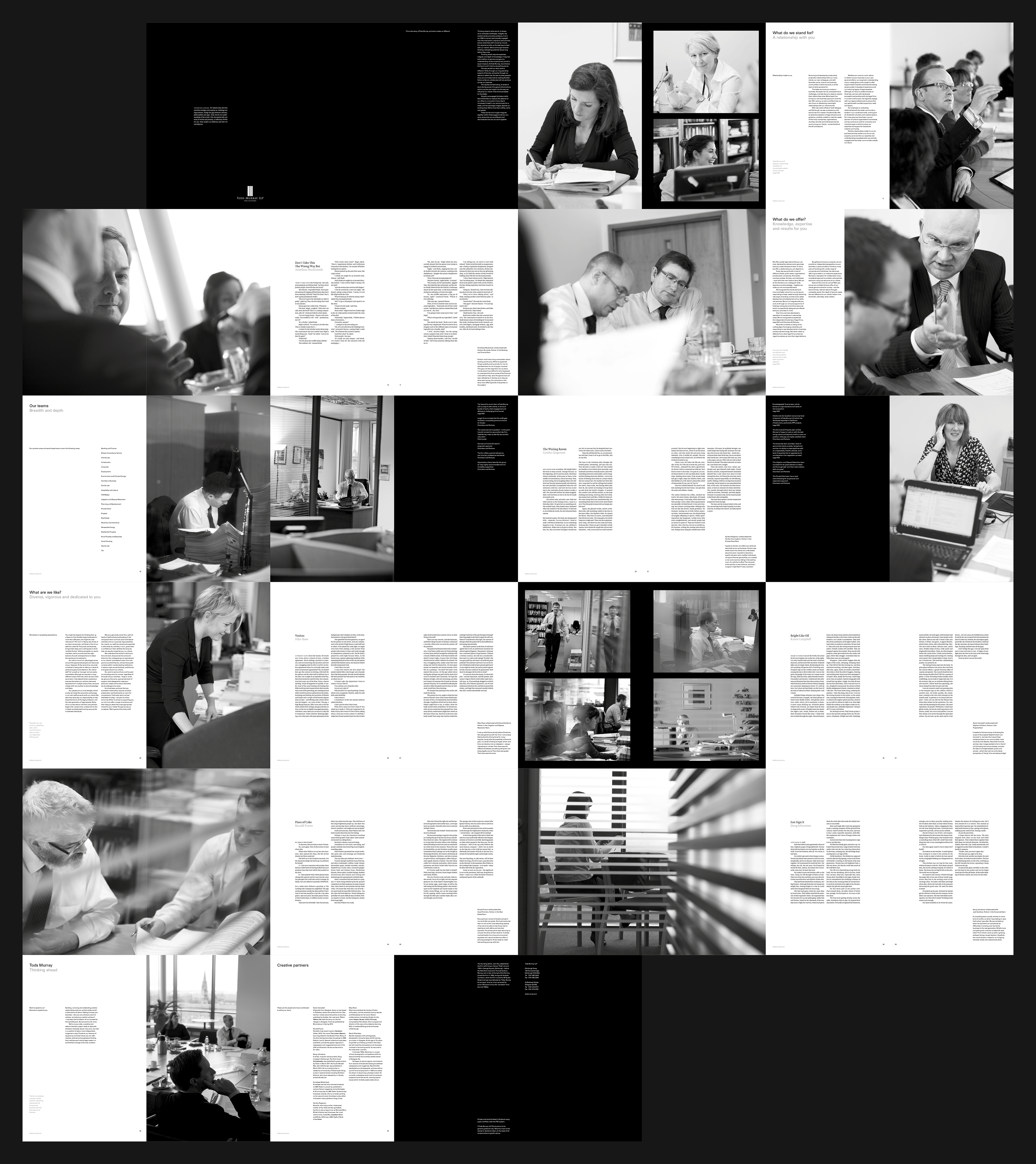 Tods Murray Solicitors Brochure Spreads