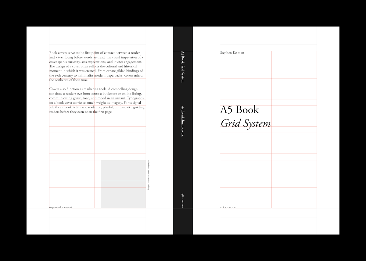 Stephen Kelman - A5 Book Grid System for InDesign