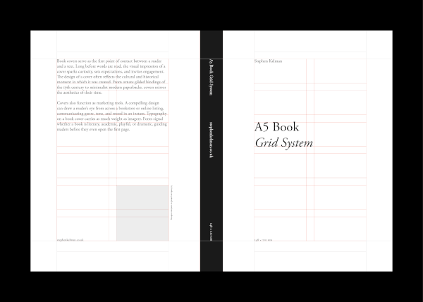 Stephen Kelman - A5 Book Grid System for InDesign