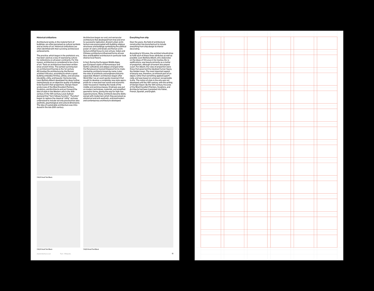 Stephen Kelman - Tabloid Portrait Presentation Grid System for InDesign