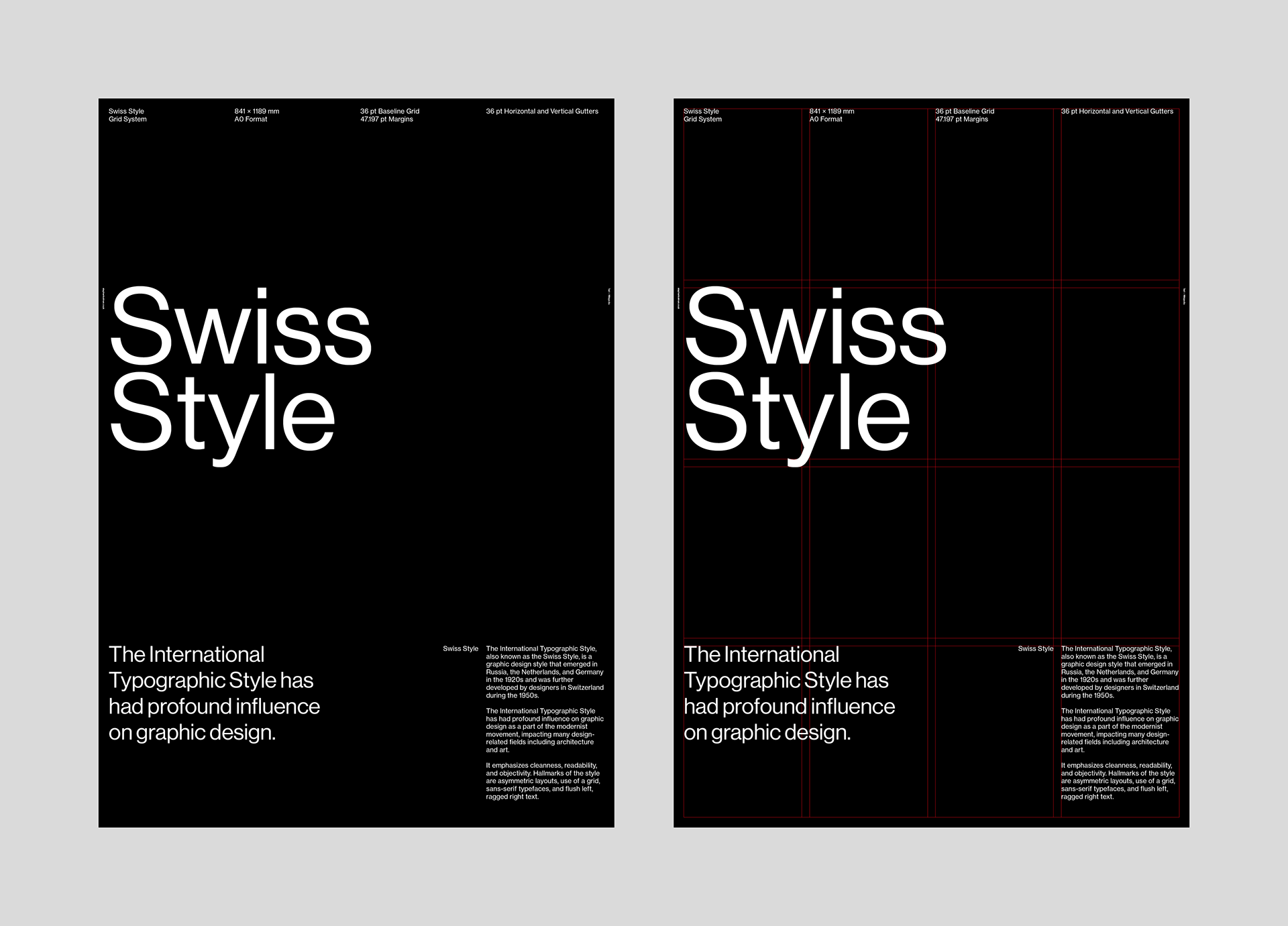 Stephen Kelman Swiss Style Poster Grid System For Indesign