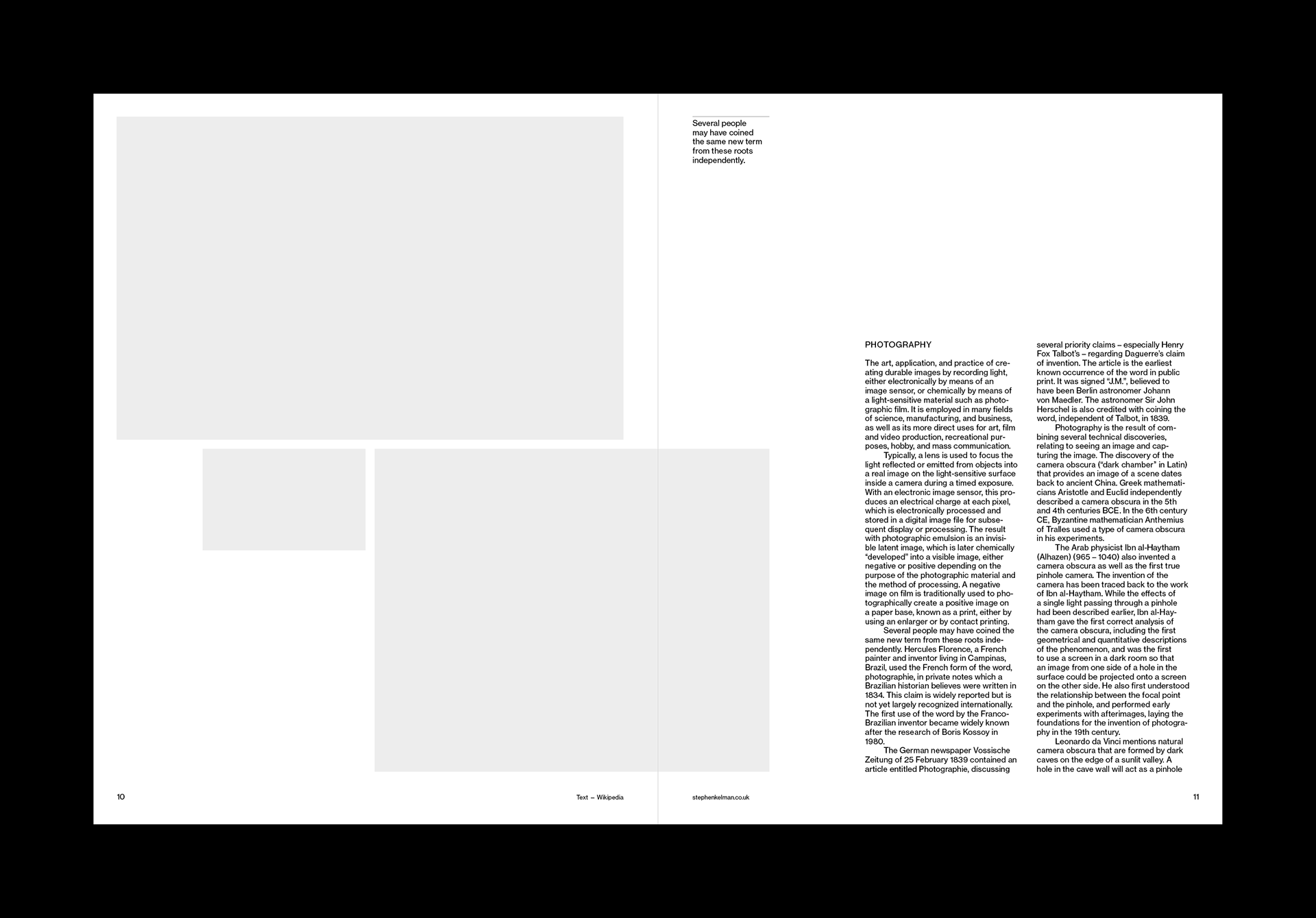 Stephen Kelman - Photography Grid System for InDesign