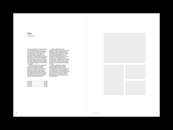 Stephen Kelman - A4 Catalogue Grid System for InDesign