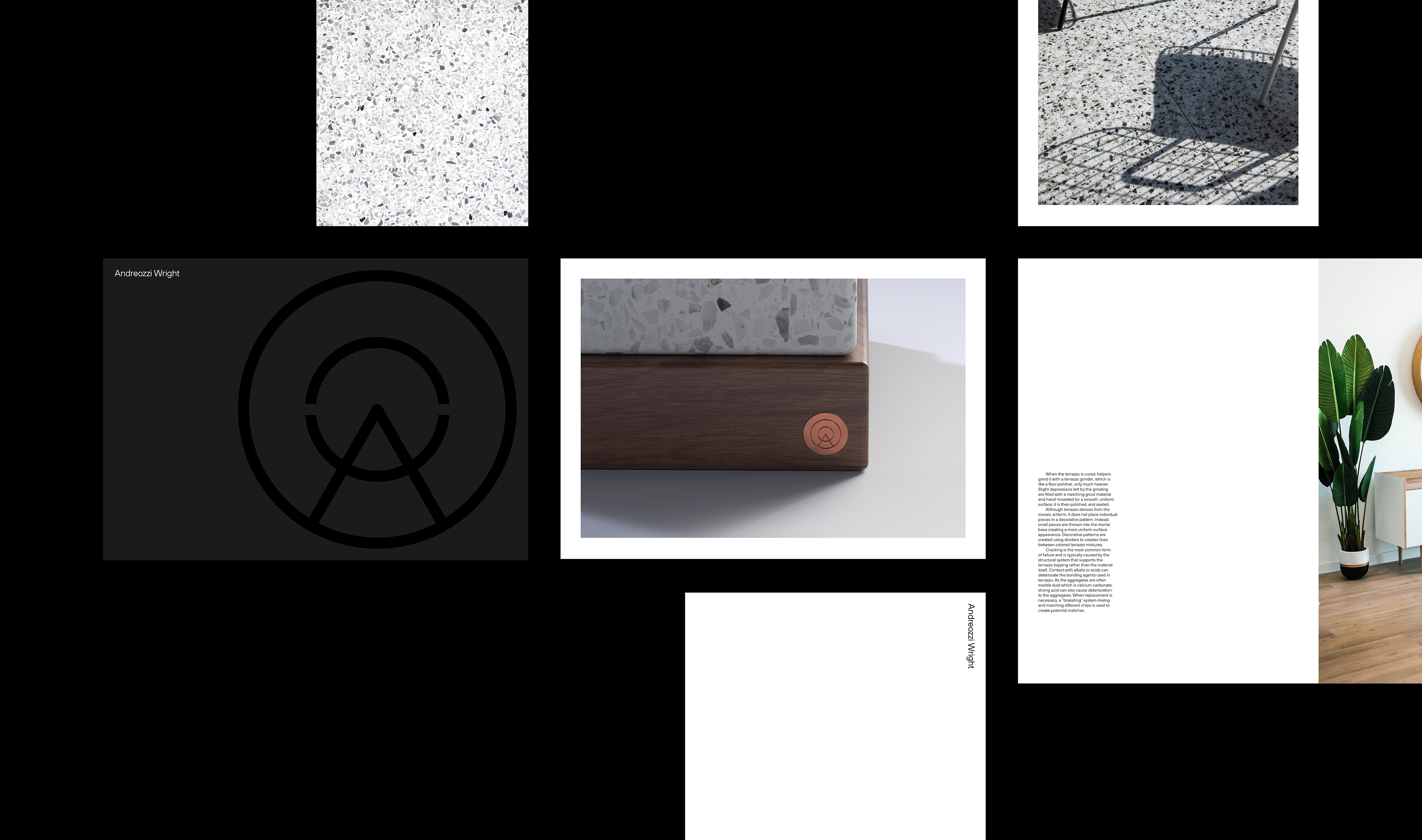 Terrazzo light brochure and document layouts