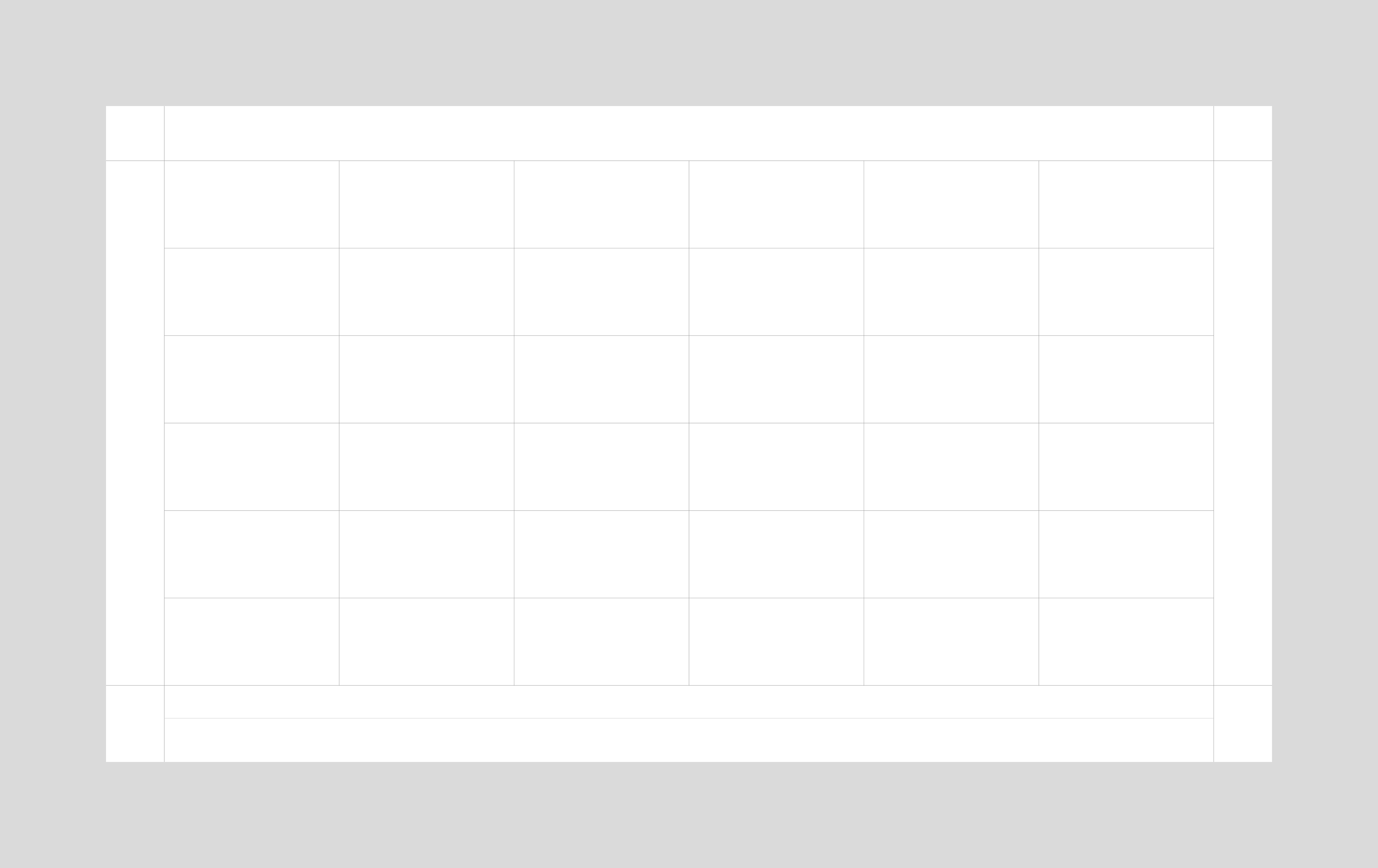 Modular grid for a 16:9 digital presentation InDesign template