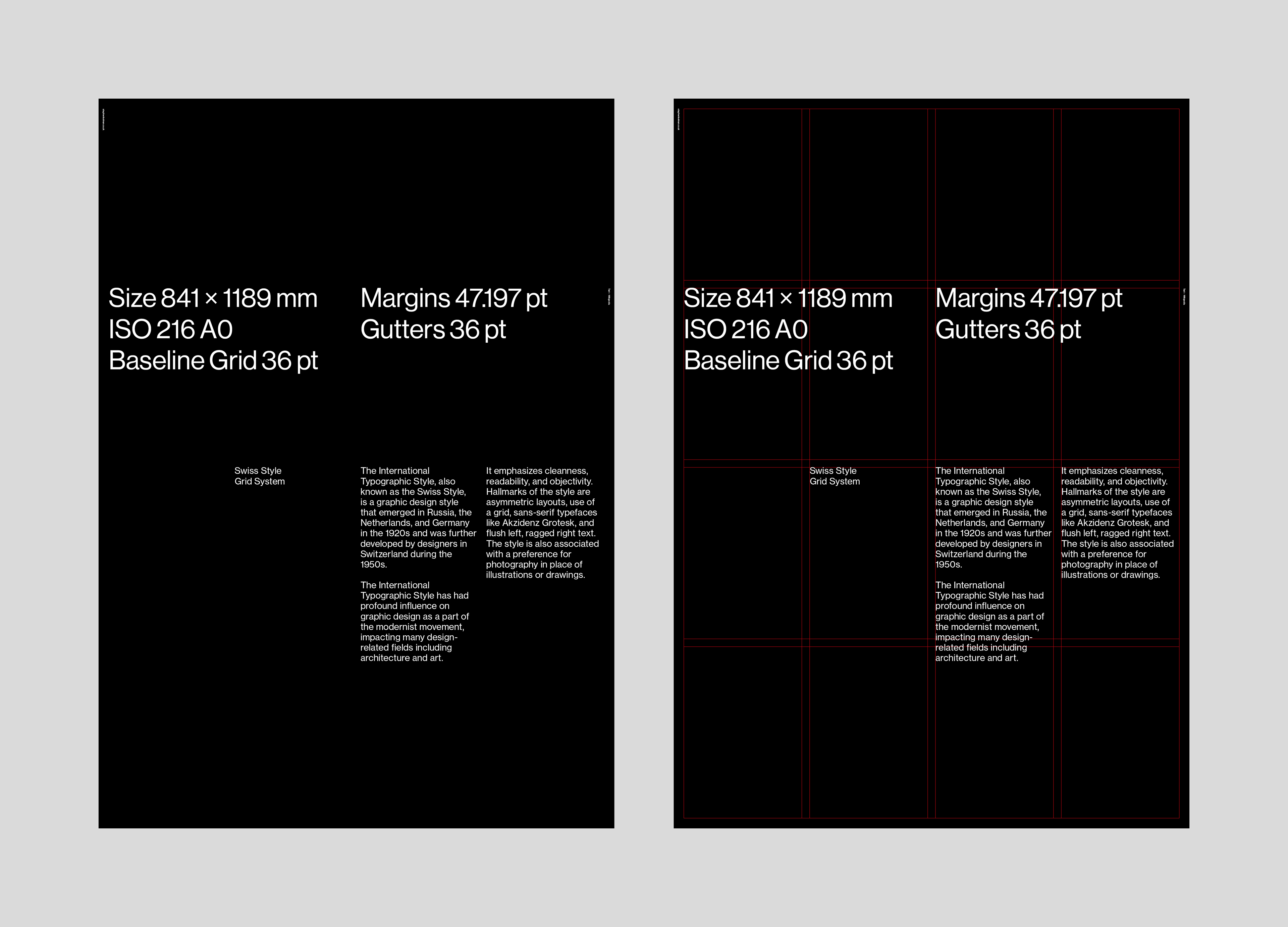 Stephen Kelman - Swiss Style Poster Grid System for InDesign