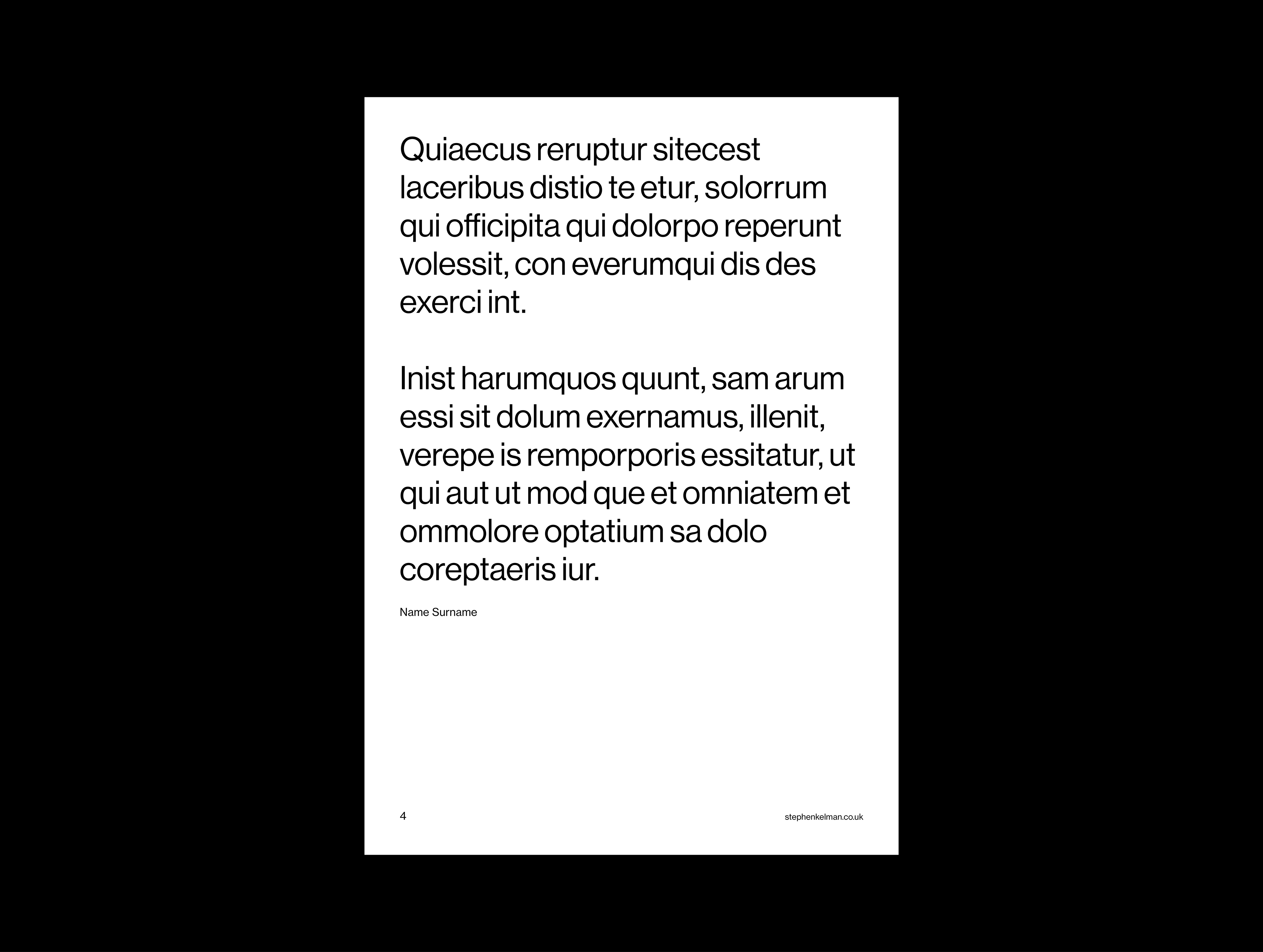 Pullquote design for an eBook template designed for InDesign.