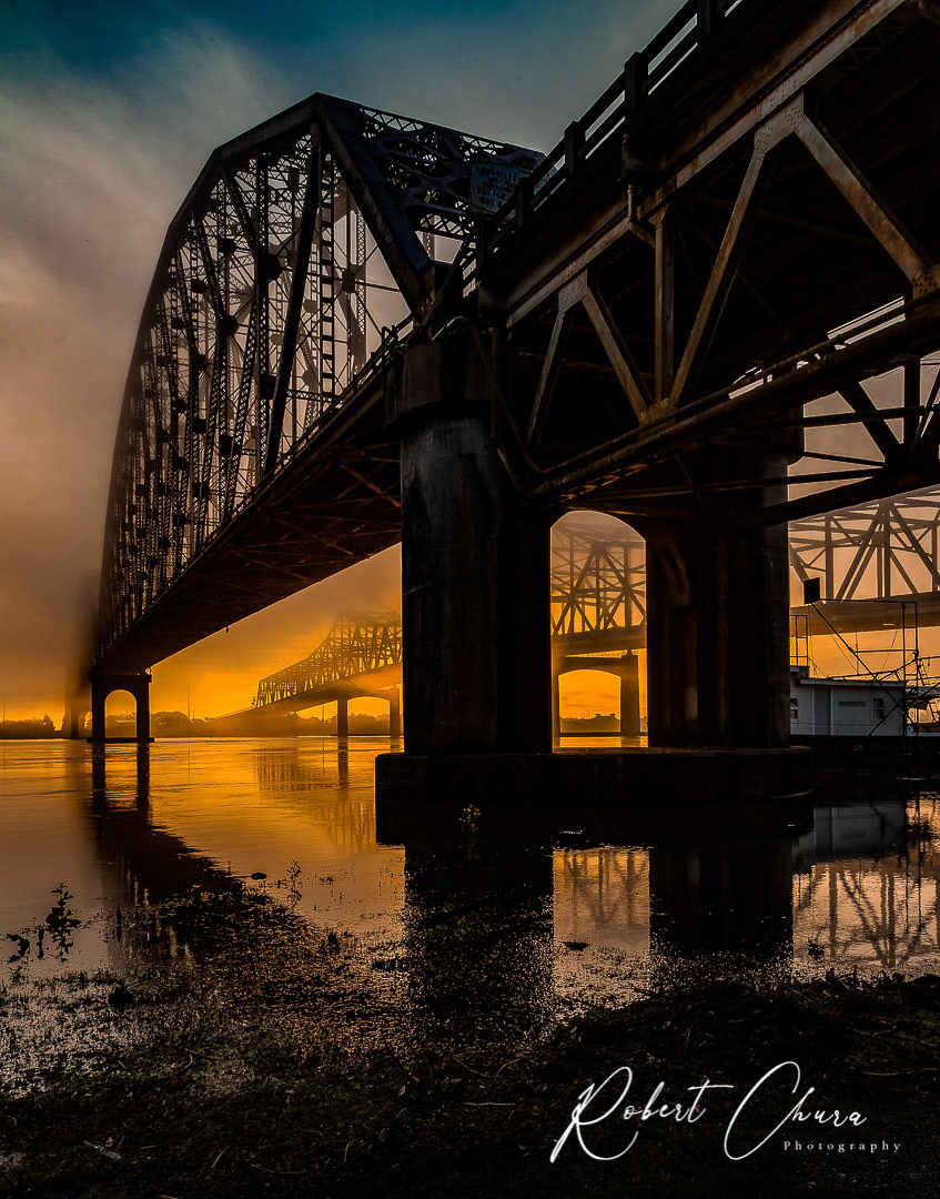 Berwick Bridge Sunrise in Mist